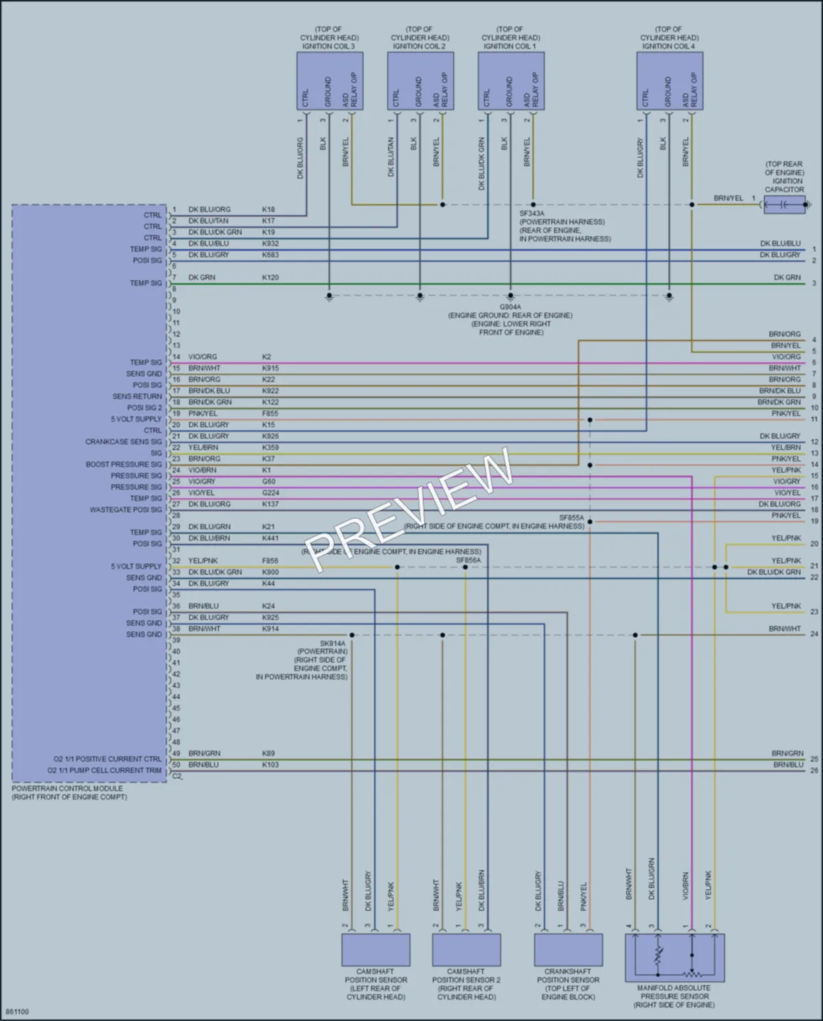 2024 Jeep GrandCherokee4XE Engine Performance wiring diagram preview
