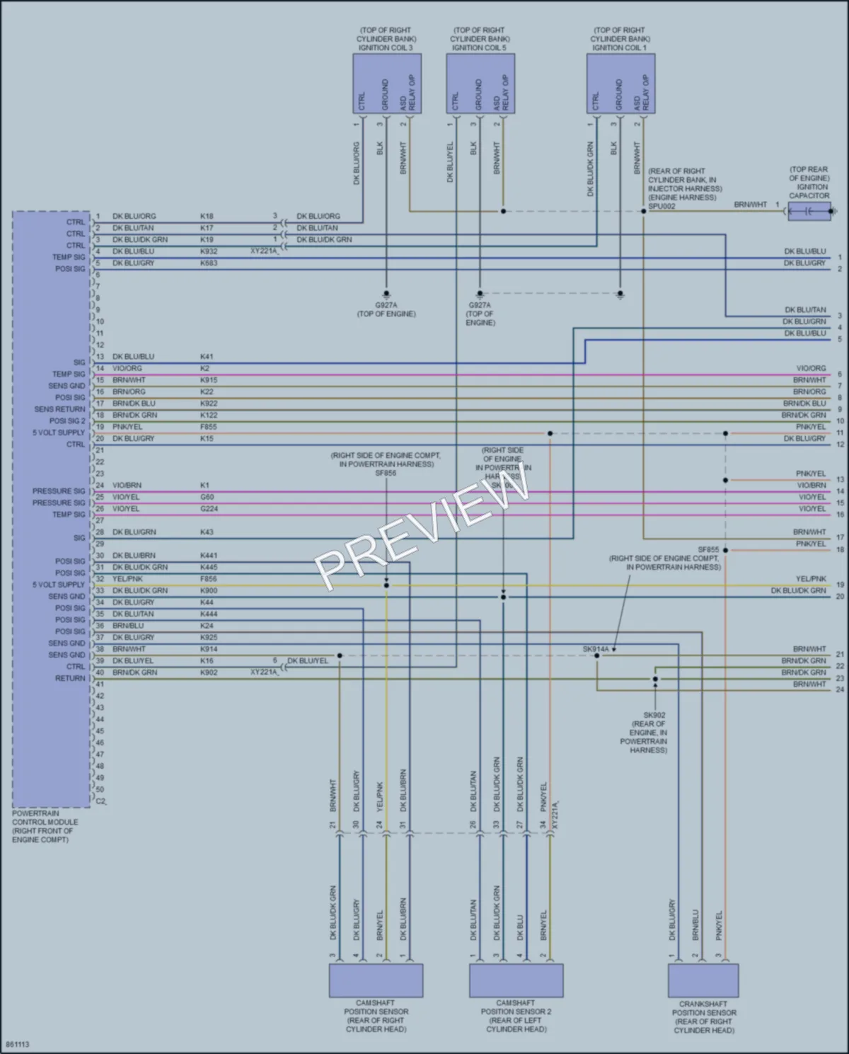 2024 Jeep GrandCherokeeL Engine Performance wiring diagram preview