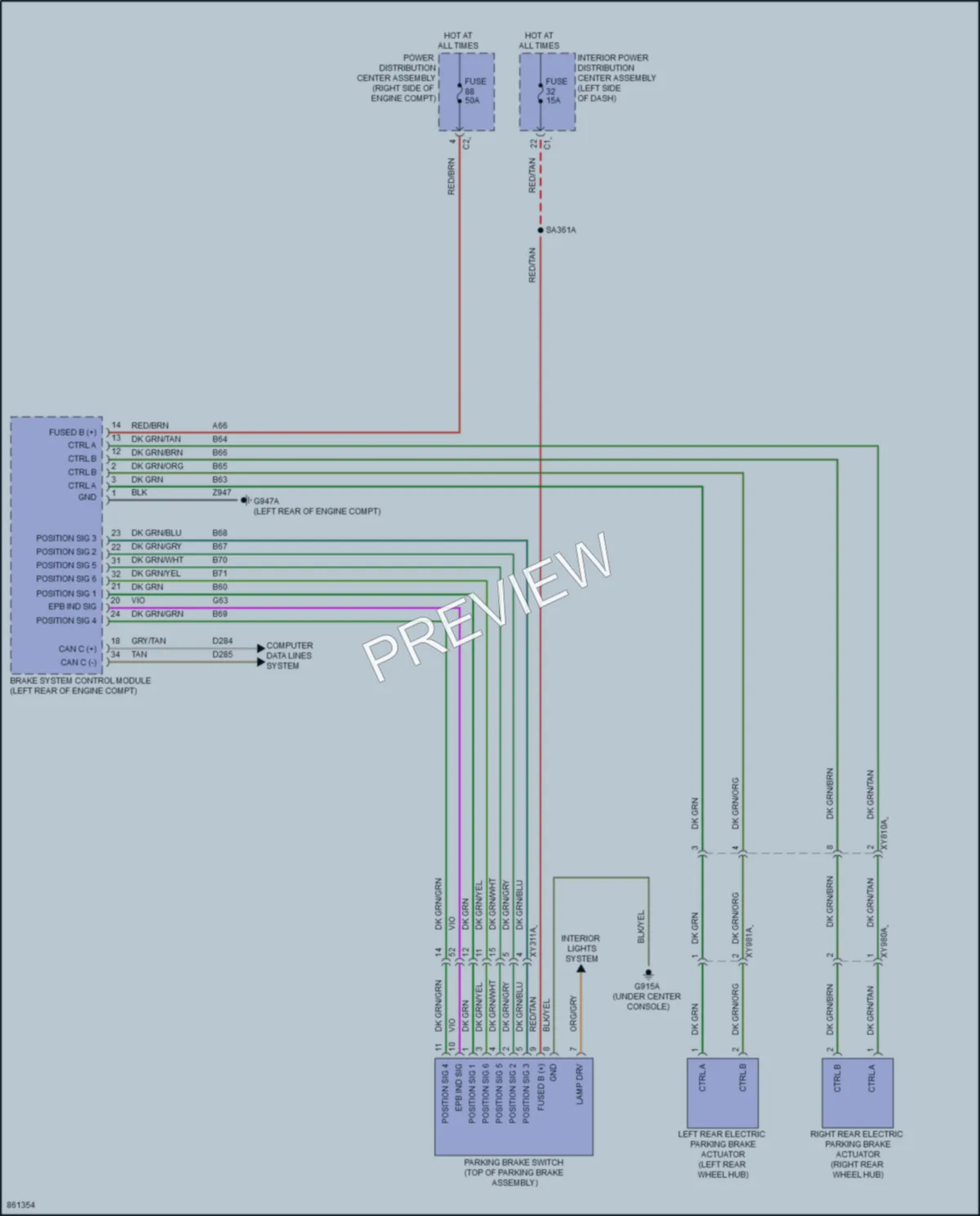 2024 Jeep GrandCherokeeL Shift Interlock wiring diagram preview