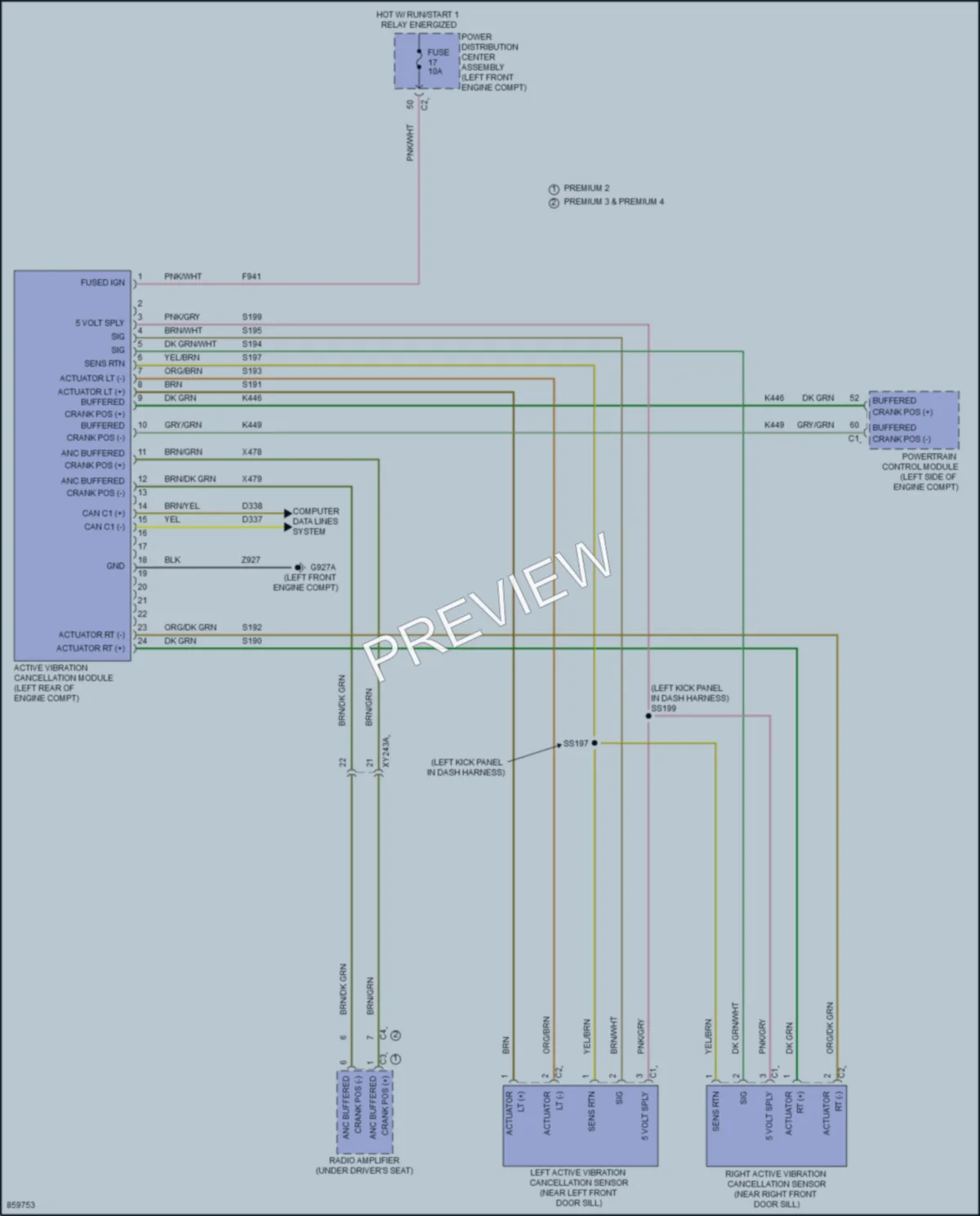 2024 Jeep GrandWagoneer Electronic Suspension wiring diagram preview