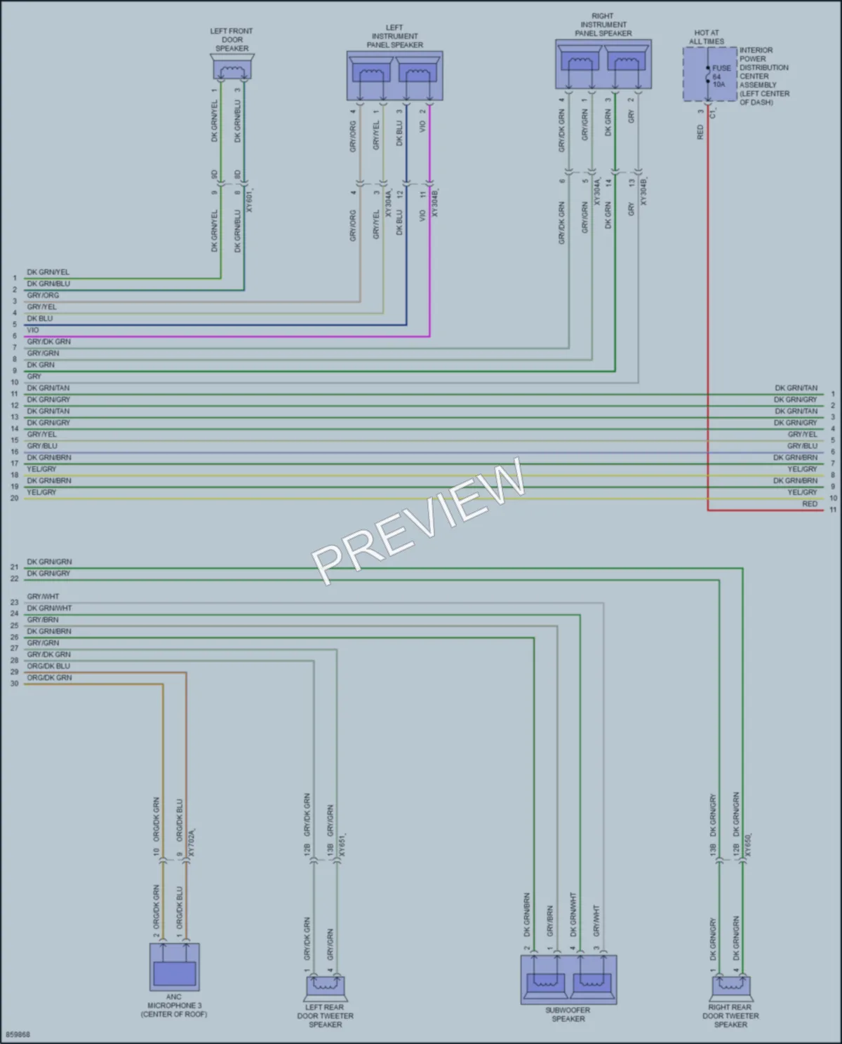 2024 Jeep GrandWagoneer Navigation wiring diagram preview