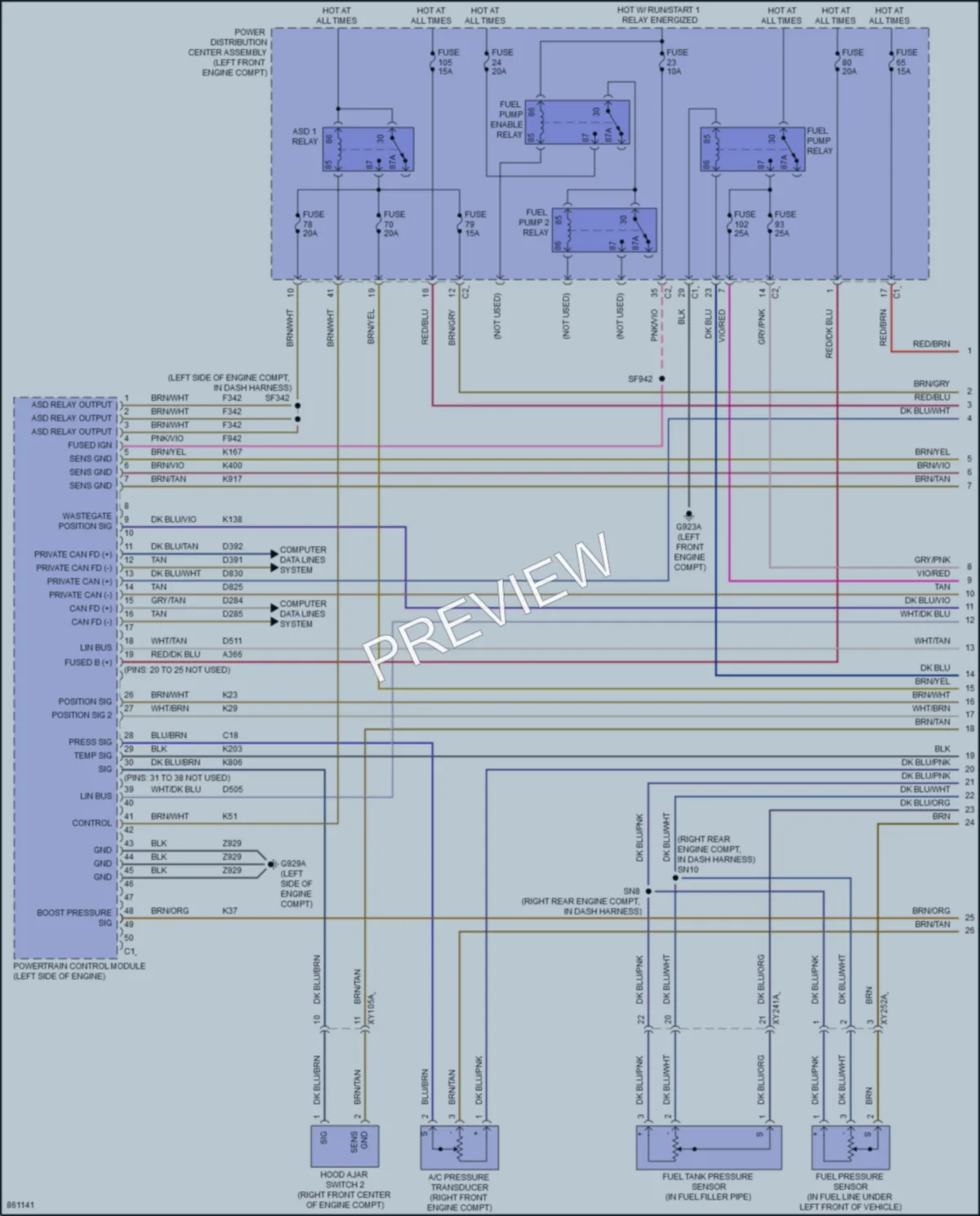 2024 Jeep GrandWagoneerL Engine Performance wiring diagram preview