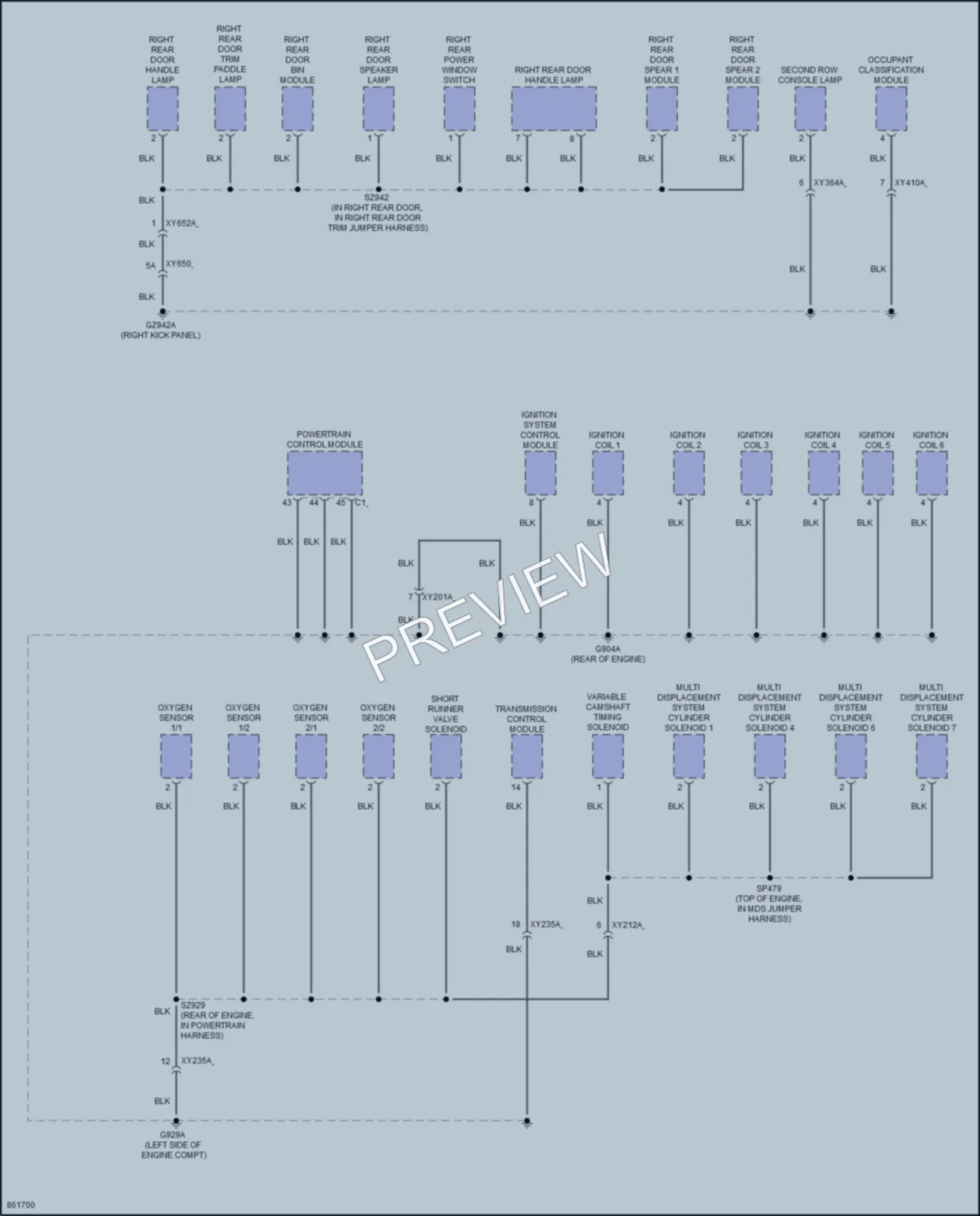 2024 Jeep GrandWagoneerL Ground Distribution wiring diagram preview
