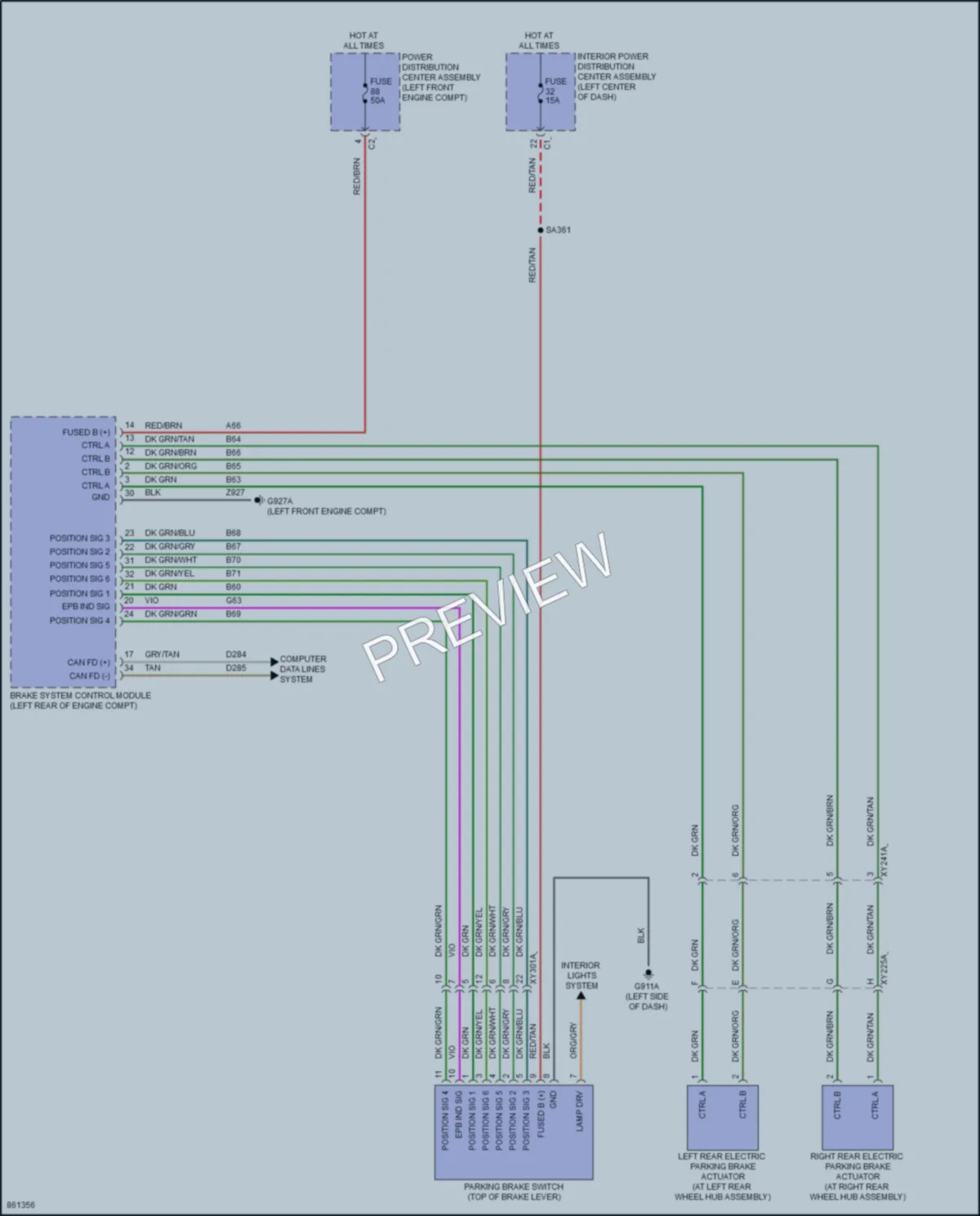2024 Jeep GrandWagoneerL Shift Interlock wiring diagram preview