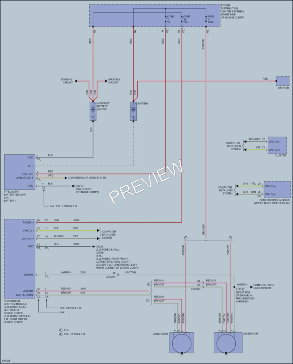 2024 Jeep Wrangler Starting Charging wiring diagram preview