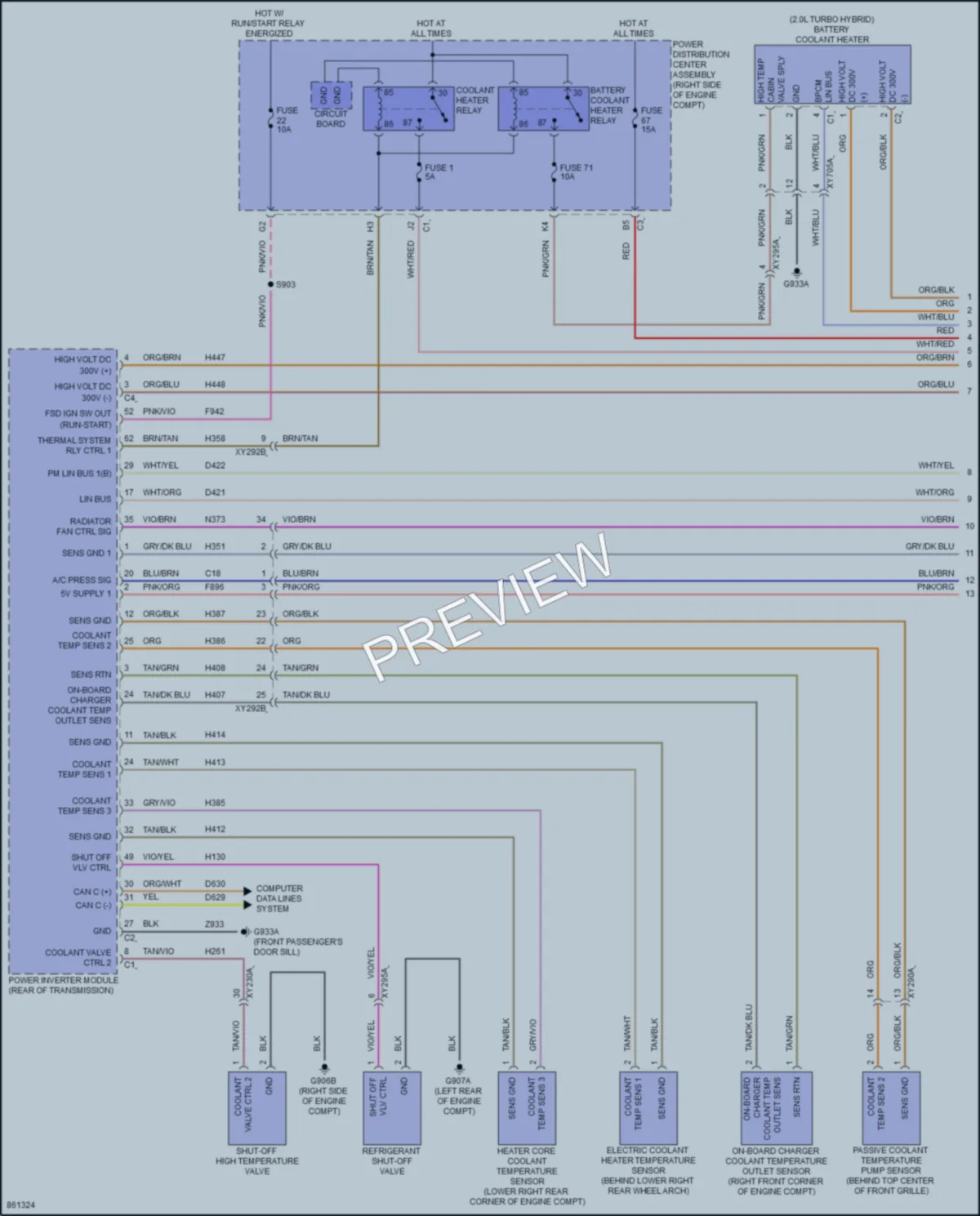2024 Jeep WranglerUnlimited4XE Cooling Fan wiring diagram preview