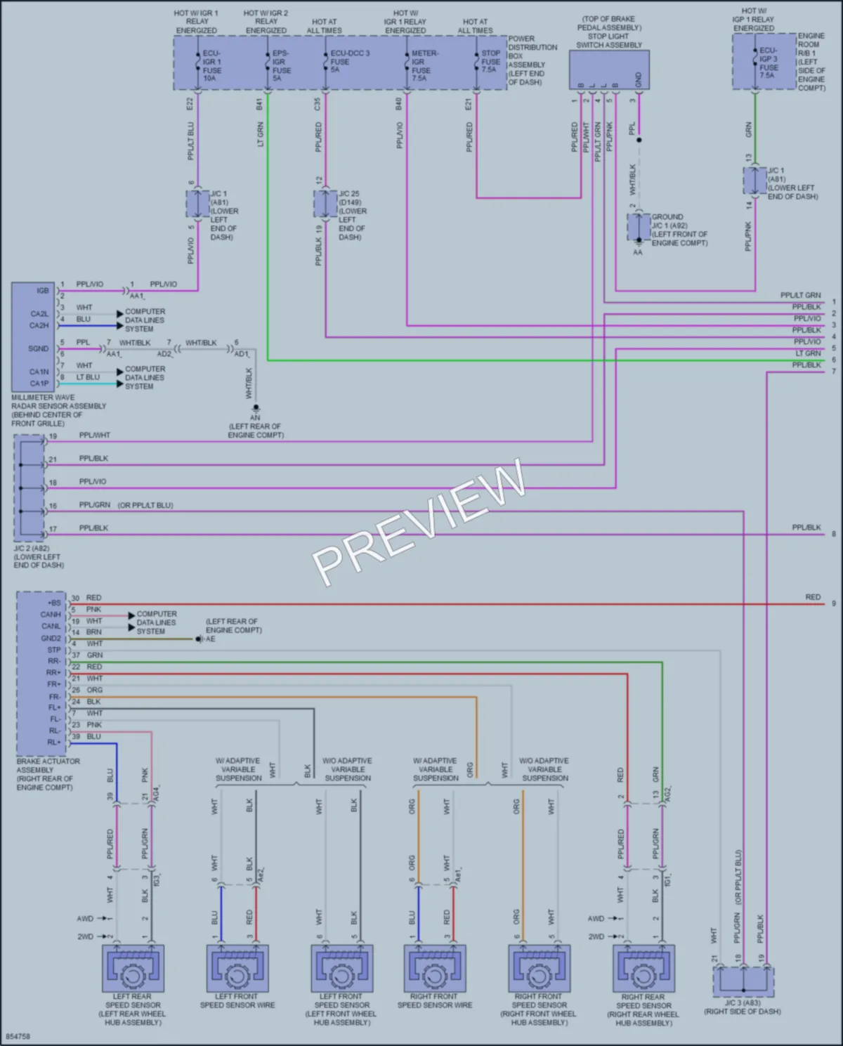 2024 Lexus NX350 Cruise Control wiring diagram preview