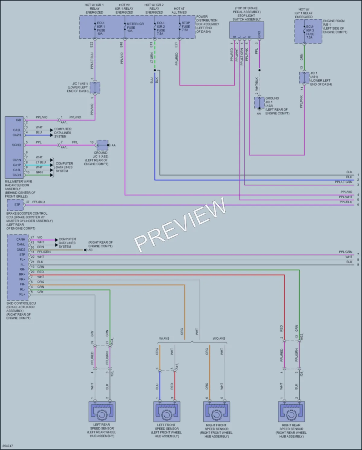 2024 Lexus NX450h Cruise Control wiring diagram preview