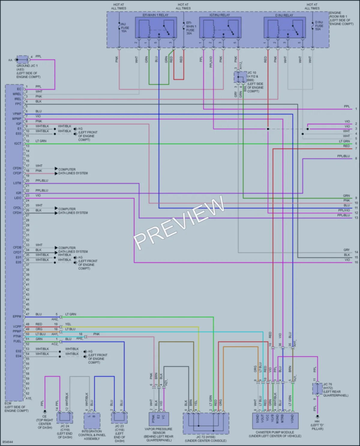 2024 Lexus RX500h Engine Performance wiring diagram preview