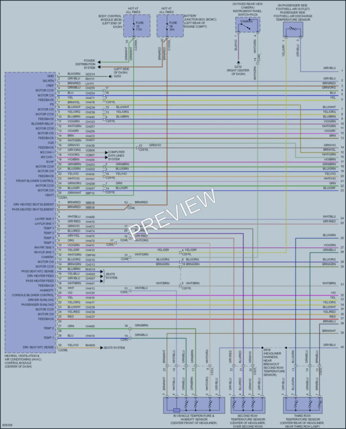 2024 Lincoln Aviator Air Conditioning Wiring Diagrams protected preview