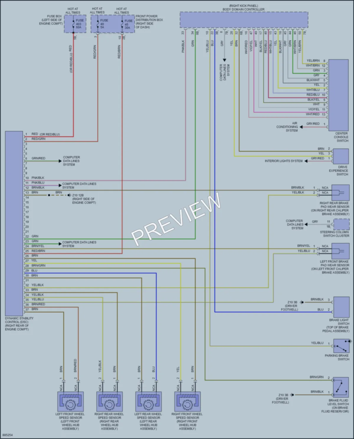2024 MINI Cooper Anti Lock Brakes Wiring Diagrams protected preview