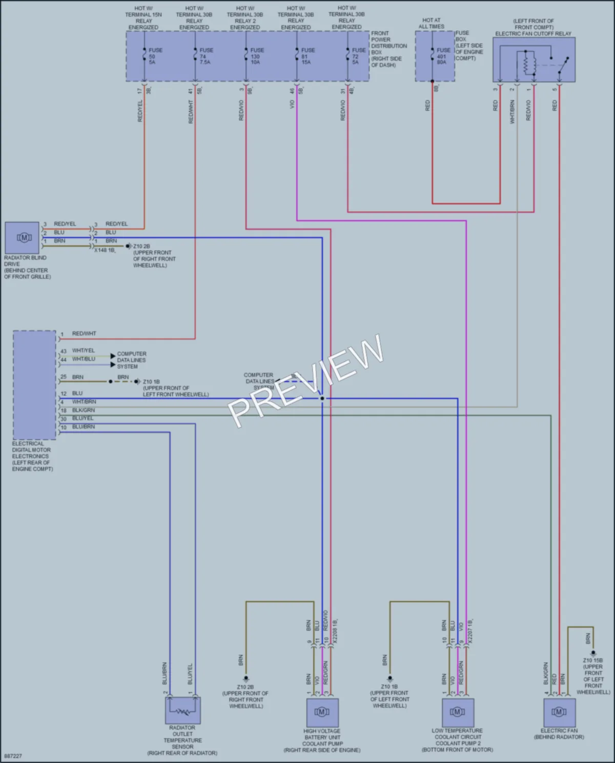 2024 MINI Cooper Cooling Fan Wiring Diagrams protected preview
