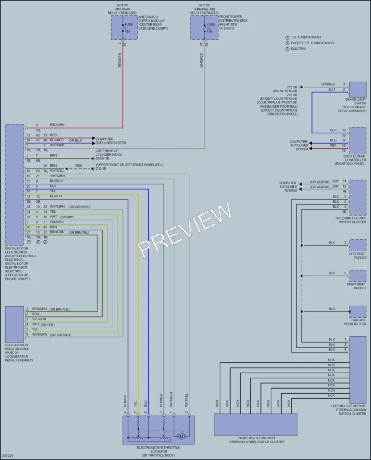 2024 MINI Cooper Cruise Control Wiring Diagrams protected preview