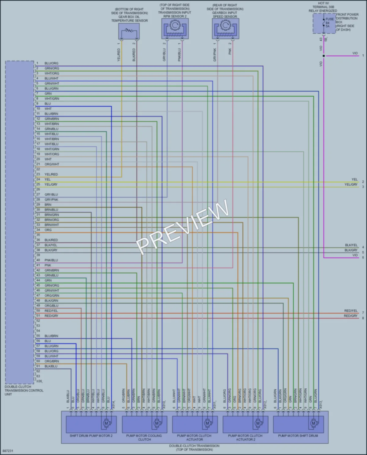 2024 MINI CooperCountryman Transmission wiring diagram preview