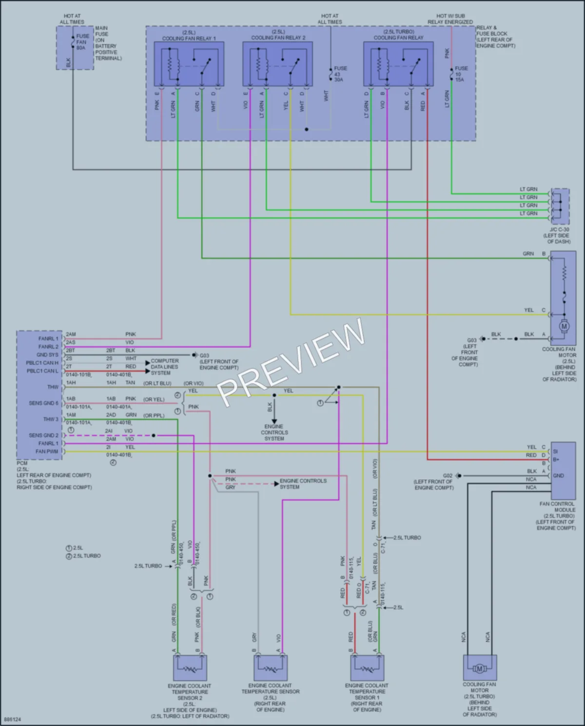 2024 Mazda 3 Cooling Fan Wiring Diagrams protected preview