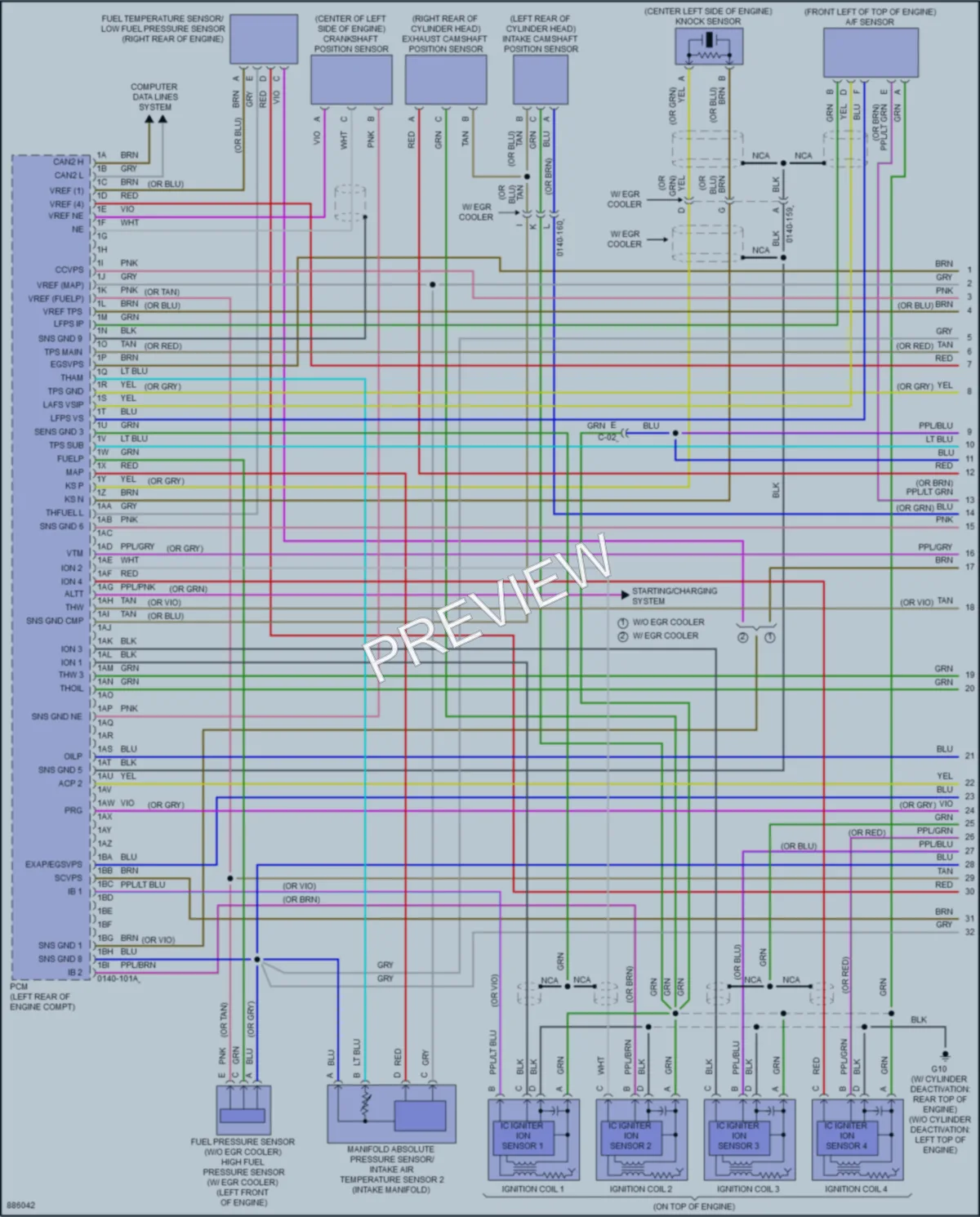 2024 Mazda 3 Engine Performance wiring diagram preview