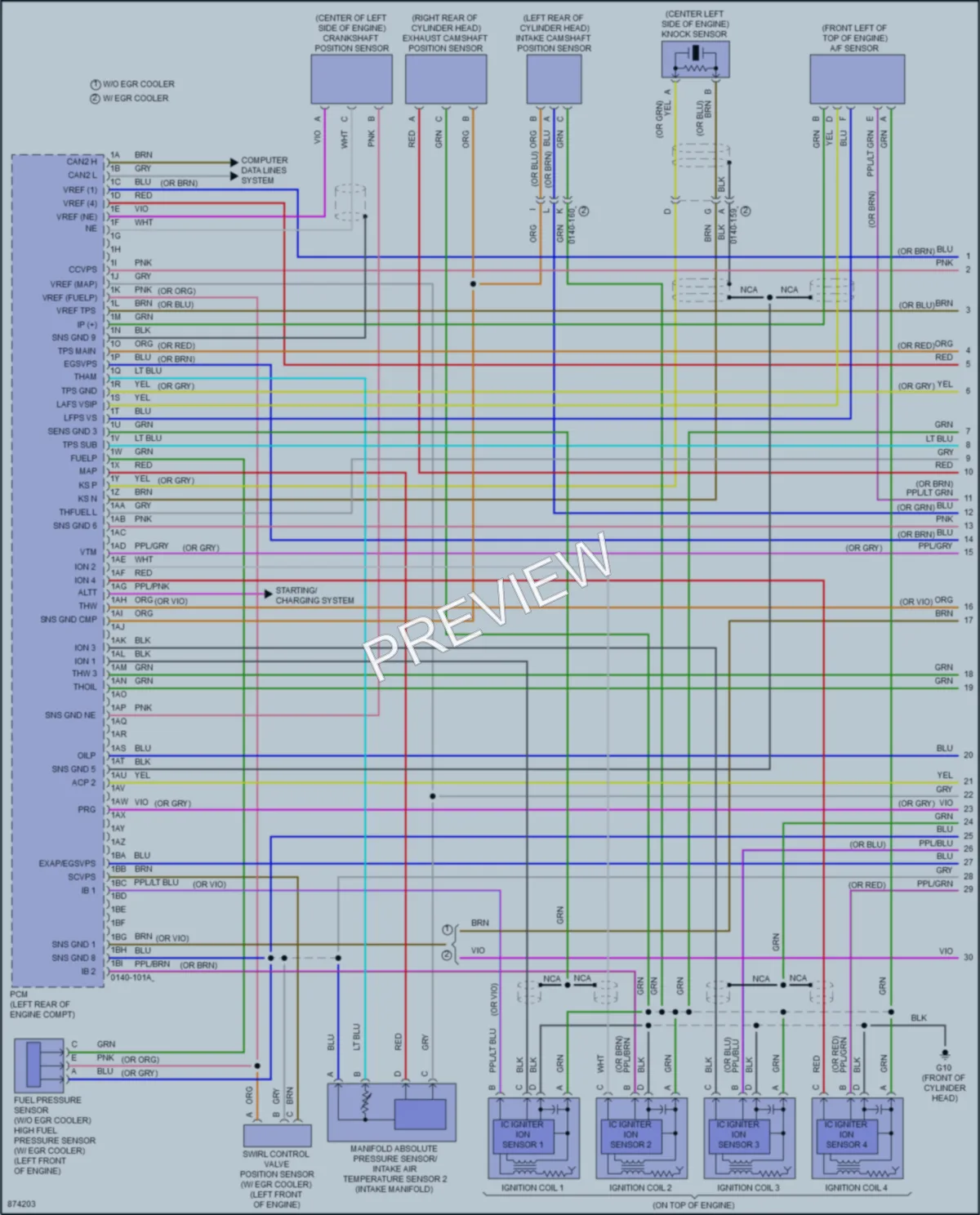 2024 Mazda CX30 Engine Performance wiring diagram preview