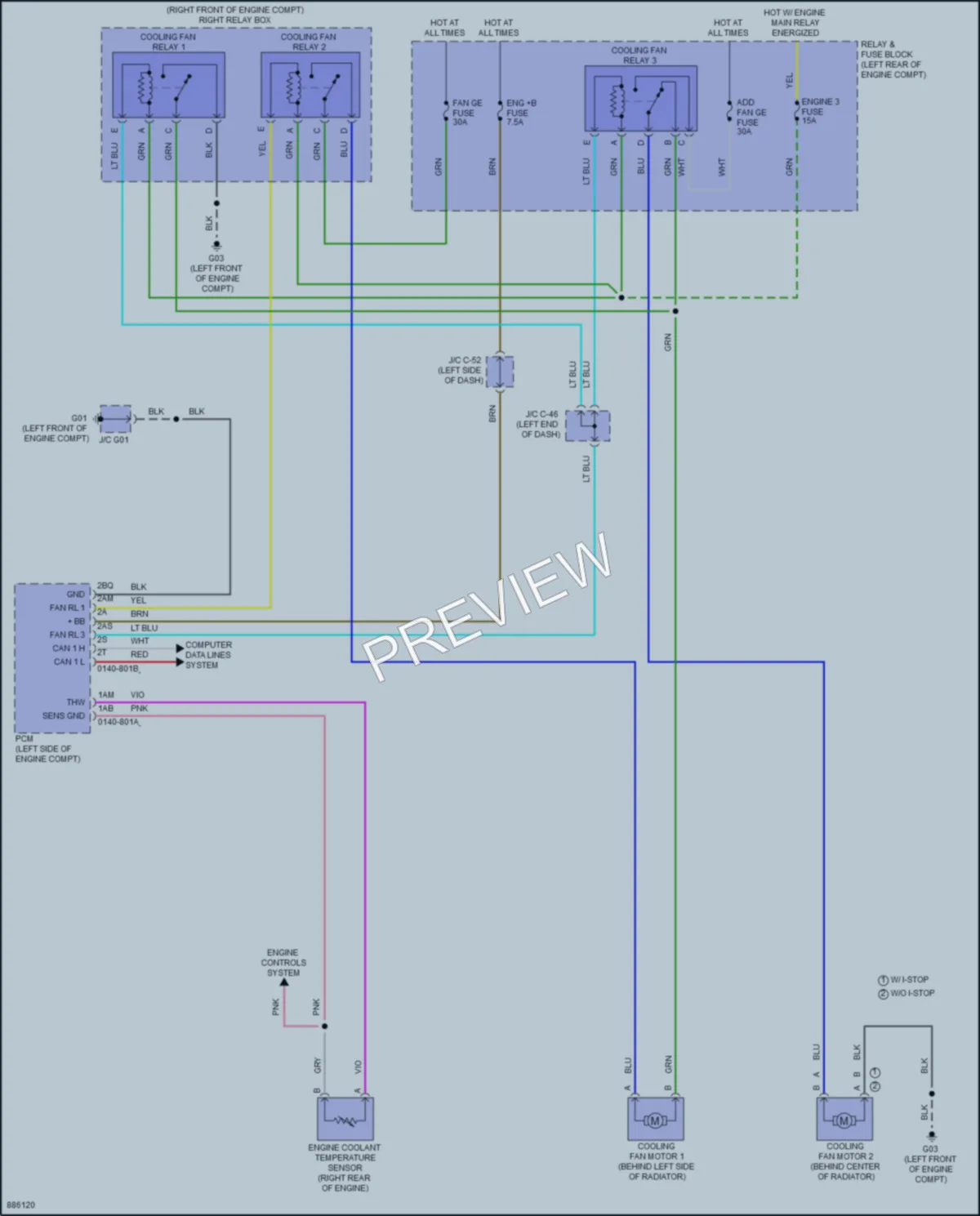 2024 Mazda CX5 Cooling Fan wiring diagram preview