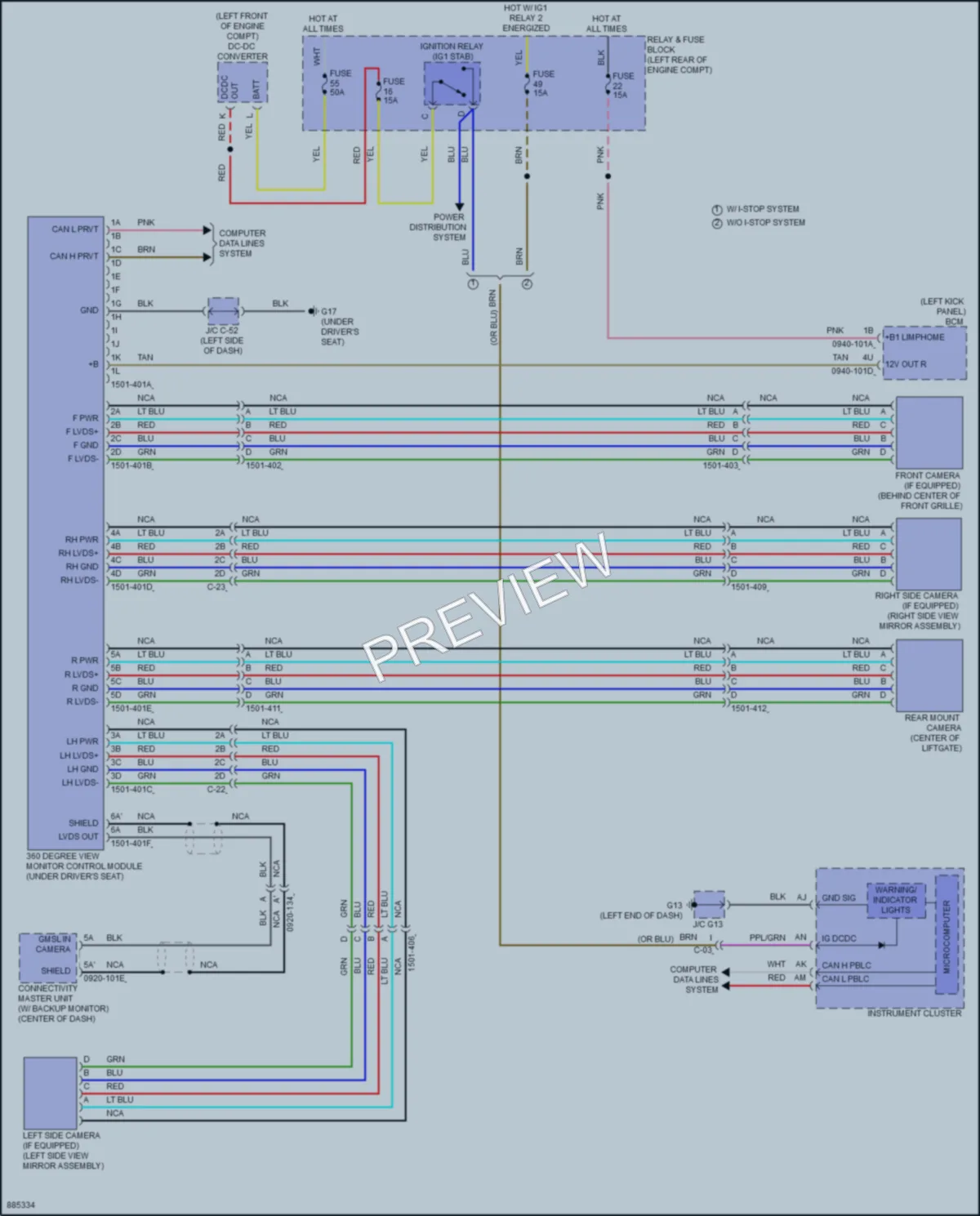 2024 Mazda CX50 Navigation wiring diagram preview