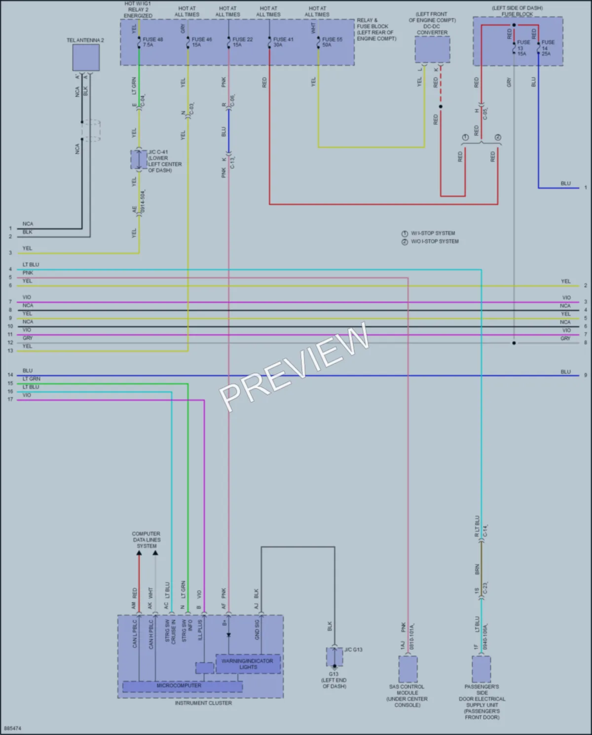 2024 Mazda CX50 Radio wiring diagram preview