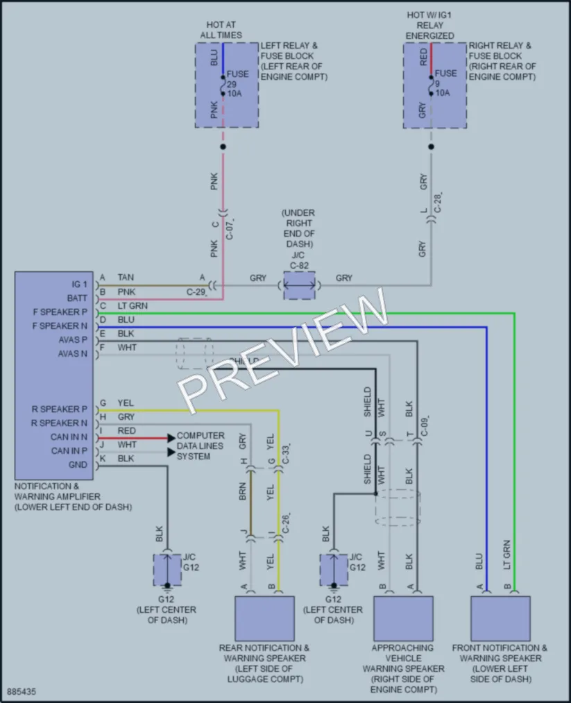 2024 Mazda CX90 Active Bodyworks wiring diagram preview