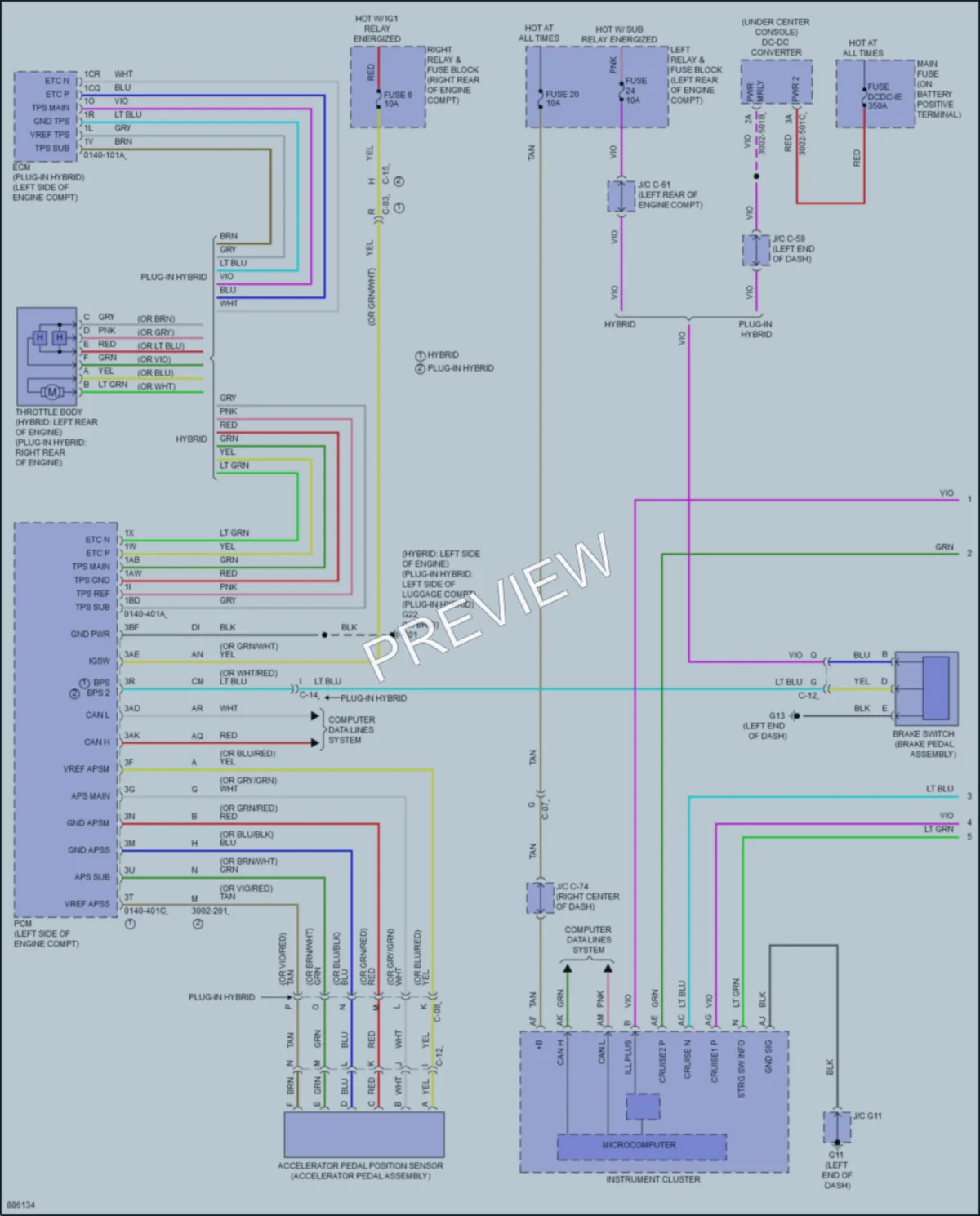 2024 Mazda CX90 Cruise Control wiring diagram preview