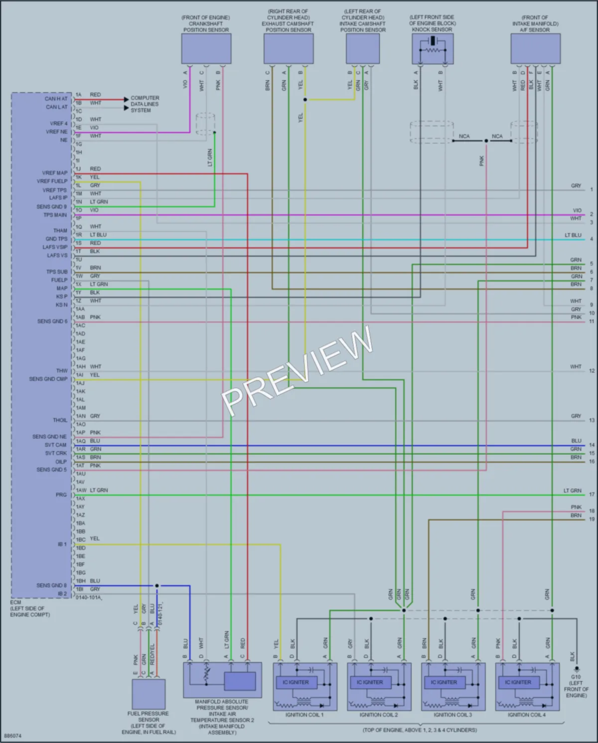 2024 Mazda CX90 Engine Performance wiring diagram preview