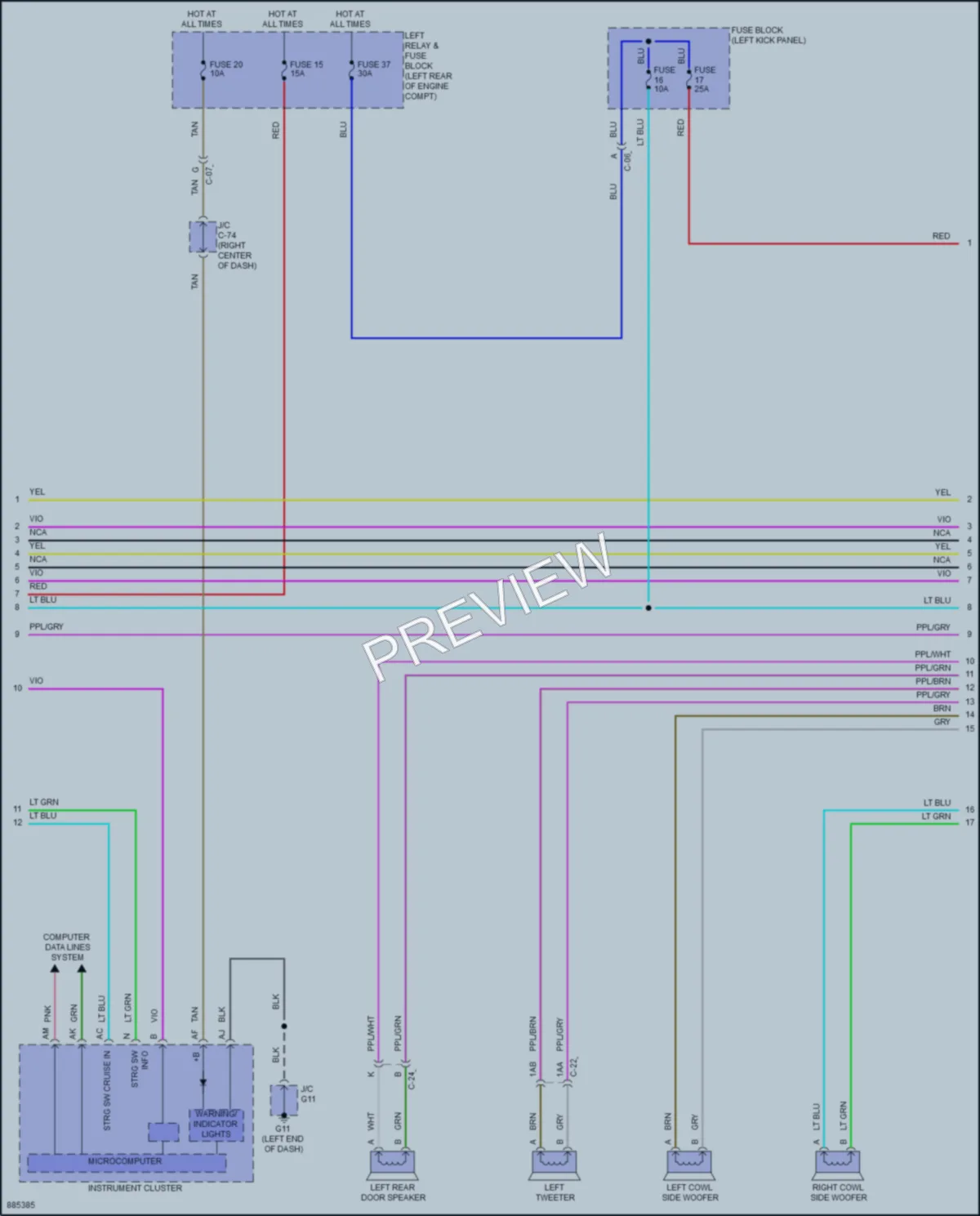 2024 Mazda CX90PlugIn Navigation wiring diagram preview