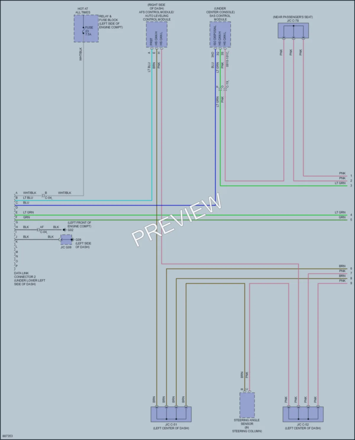 2024 Mazda MX5Miata Computer Data Lines wiring diagram preview