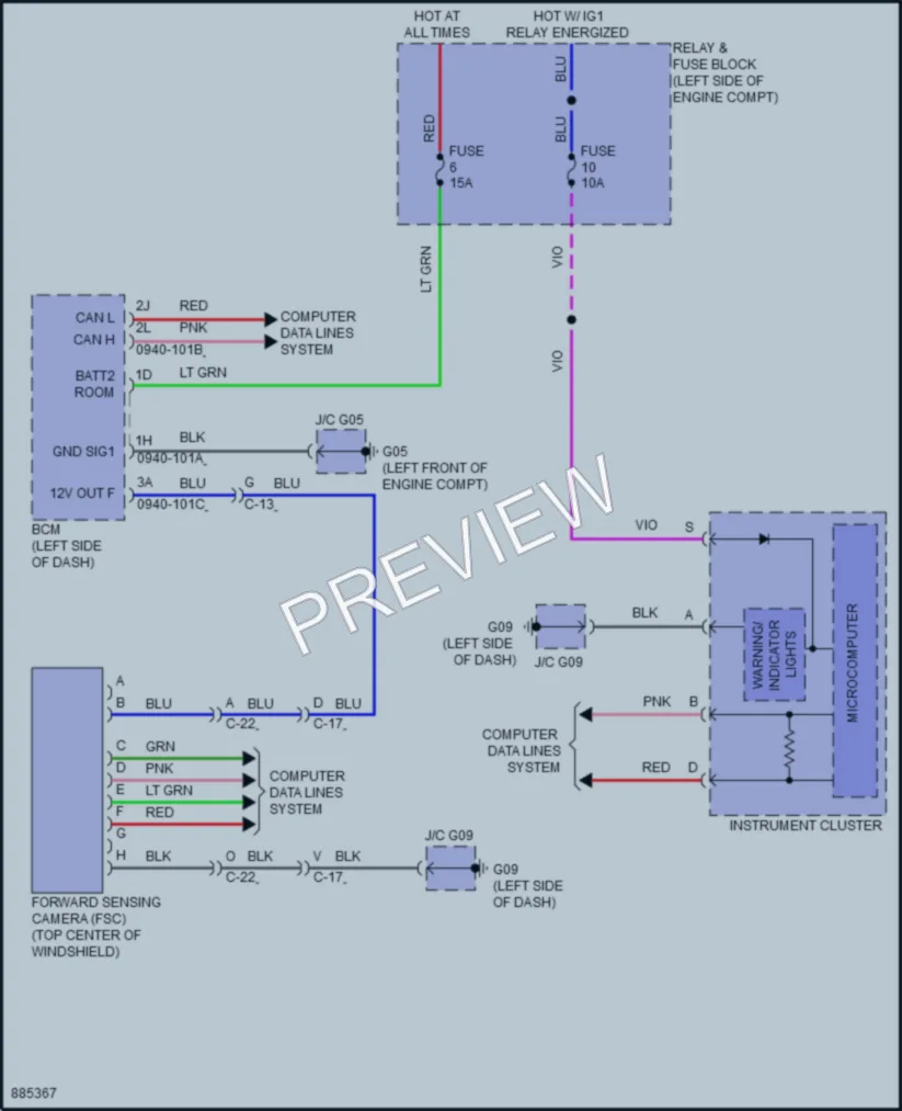 2024 Mazda MX5Miata Navigation wiring diagram preview