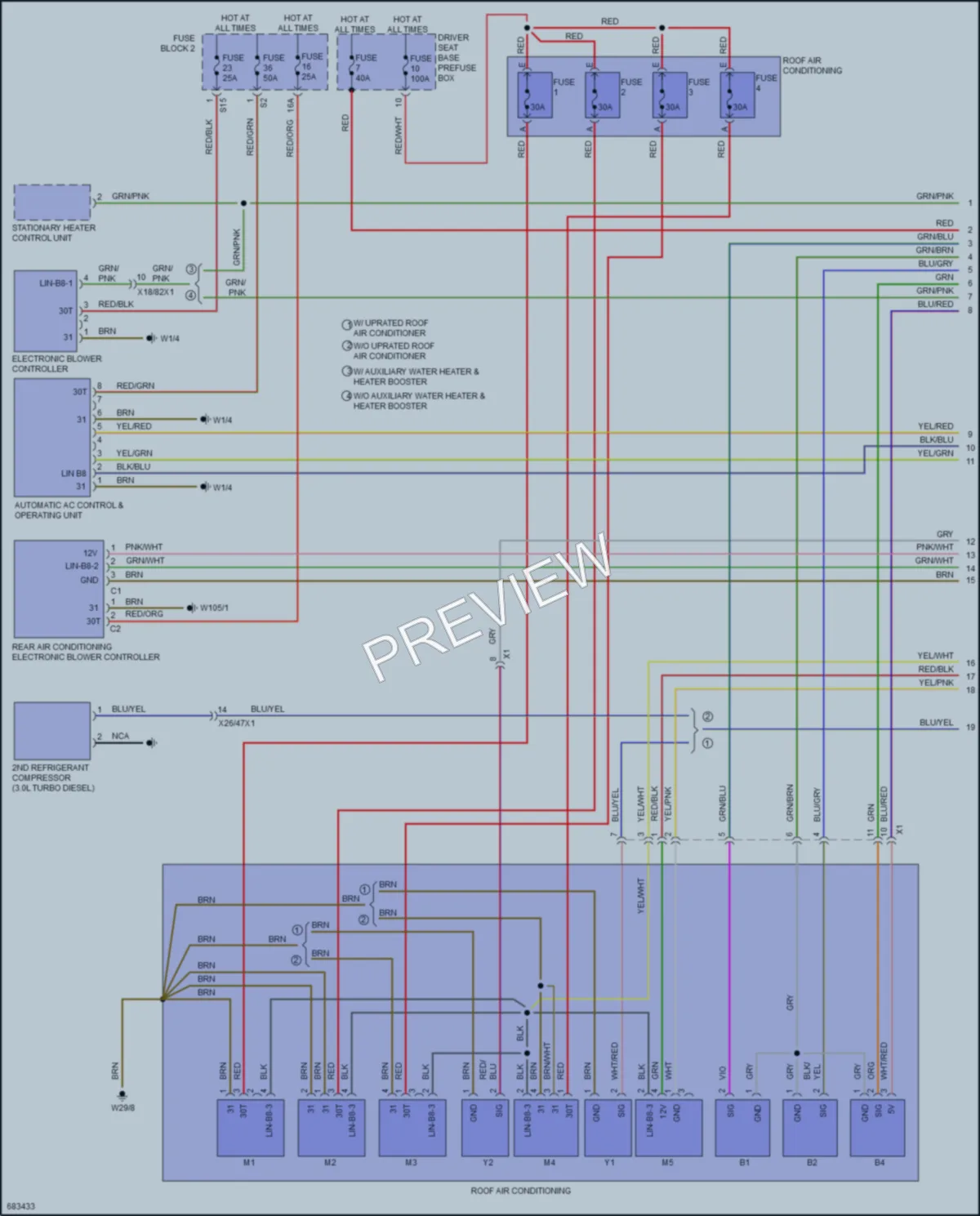 2024 MercedesBenz 2500Sprinter Air Conditioning Wiring Diagrams protected preview