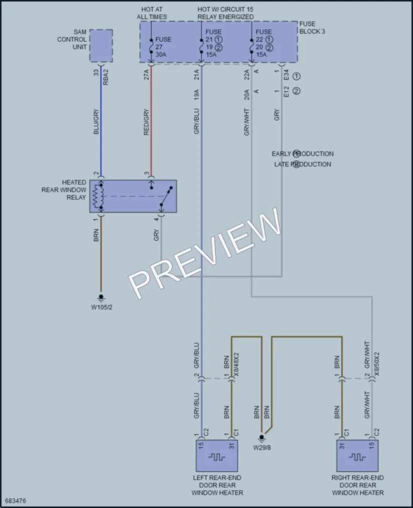 2024 MercedesBenz 2500Sprinter Defoggers Wiring Diagrams protected preview