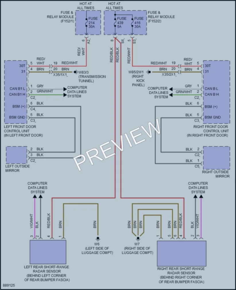 2024 MercedesBenz C300 Navigation wiring diagram preview