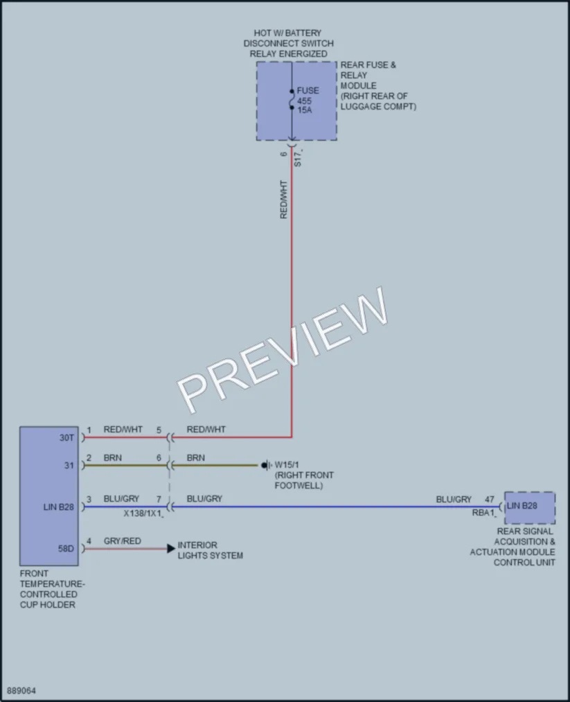 2024 MercedesBenz GLE580 Power Seats wiring diagram preview