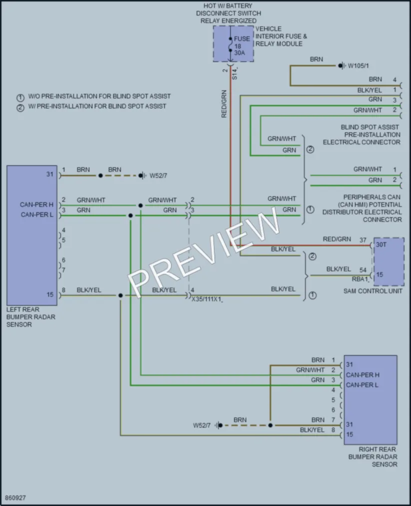 2024 MercedesBenz eSprinter Navigation wiring diagram preview