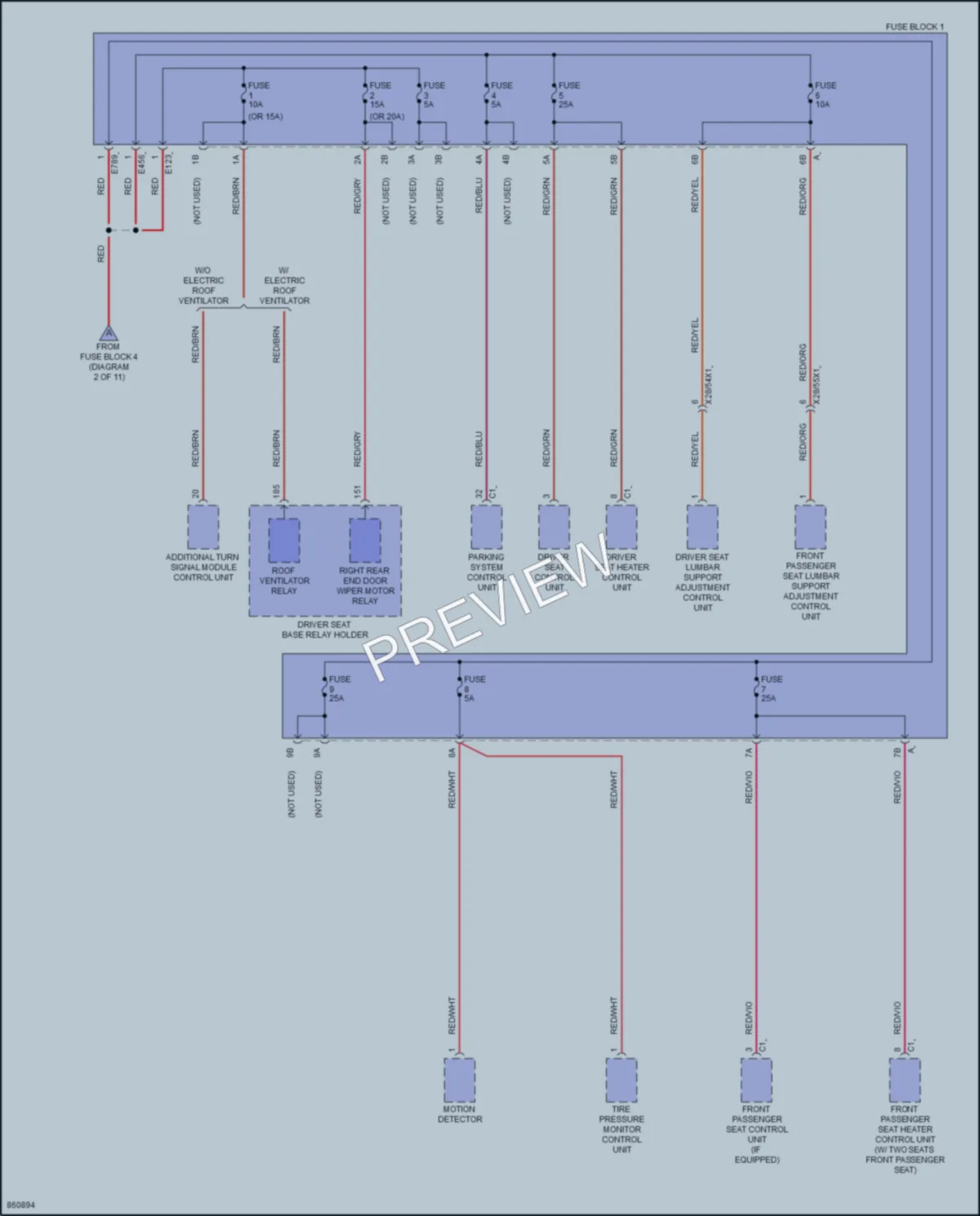 2024 MercedesBenz eSprinter Power Distribution wiring diagram preview
