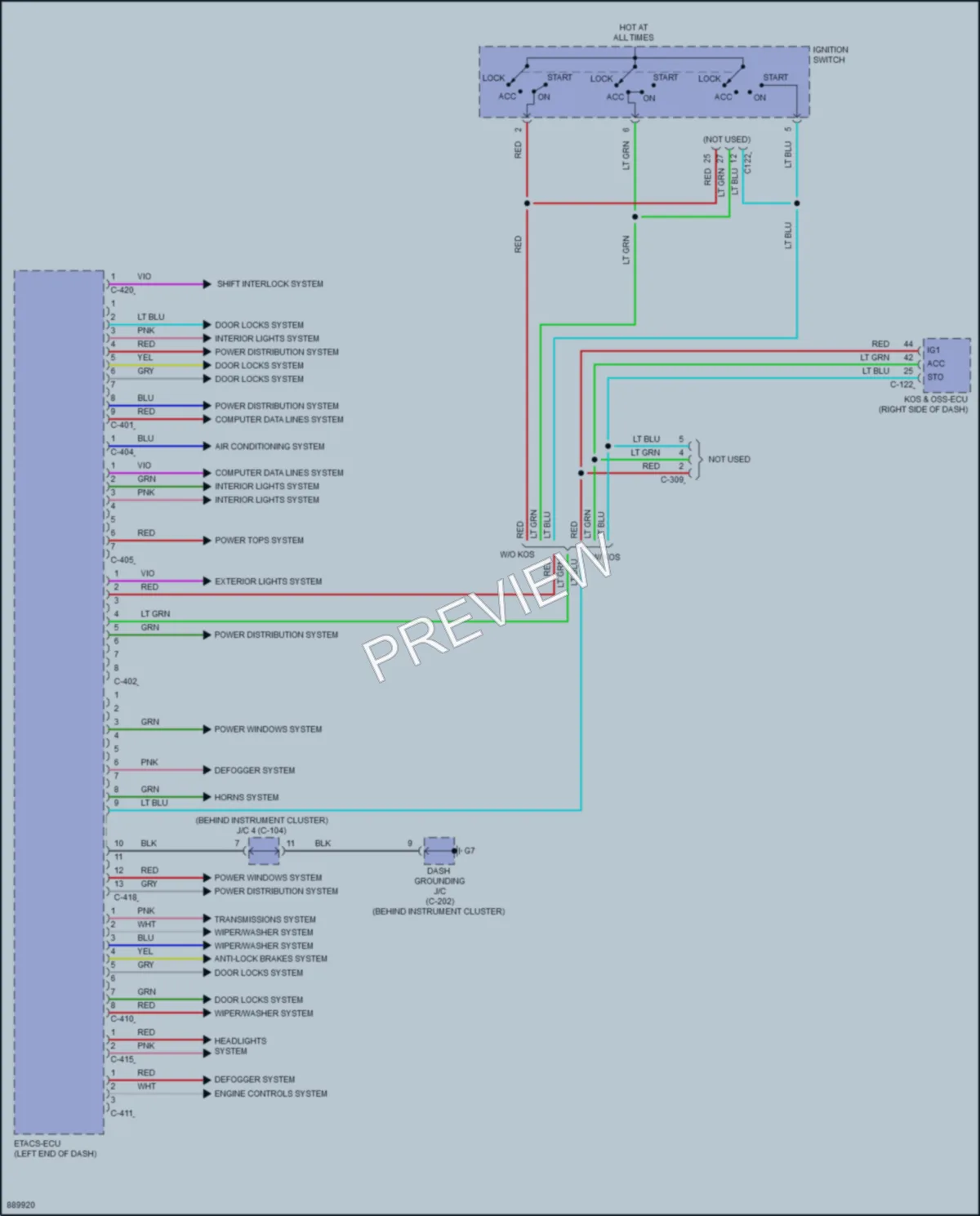 2024 Mitsubishi EclipseCross Body Control Modules Wiring Diagrams protected preview
