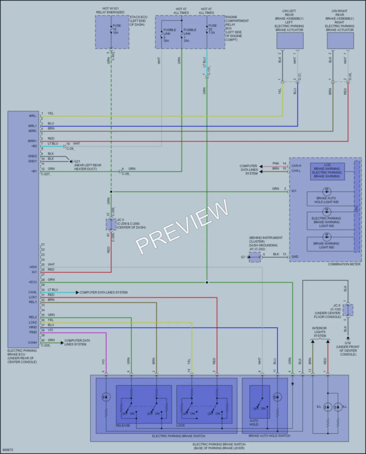 2024 Mitsubishi EclipseCross Shift Interlock wiring diagram preview