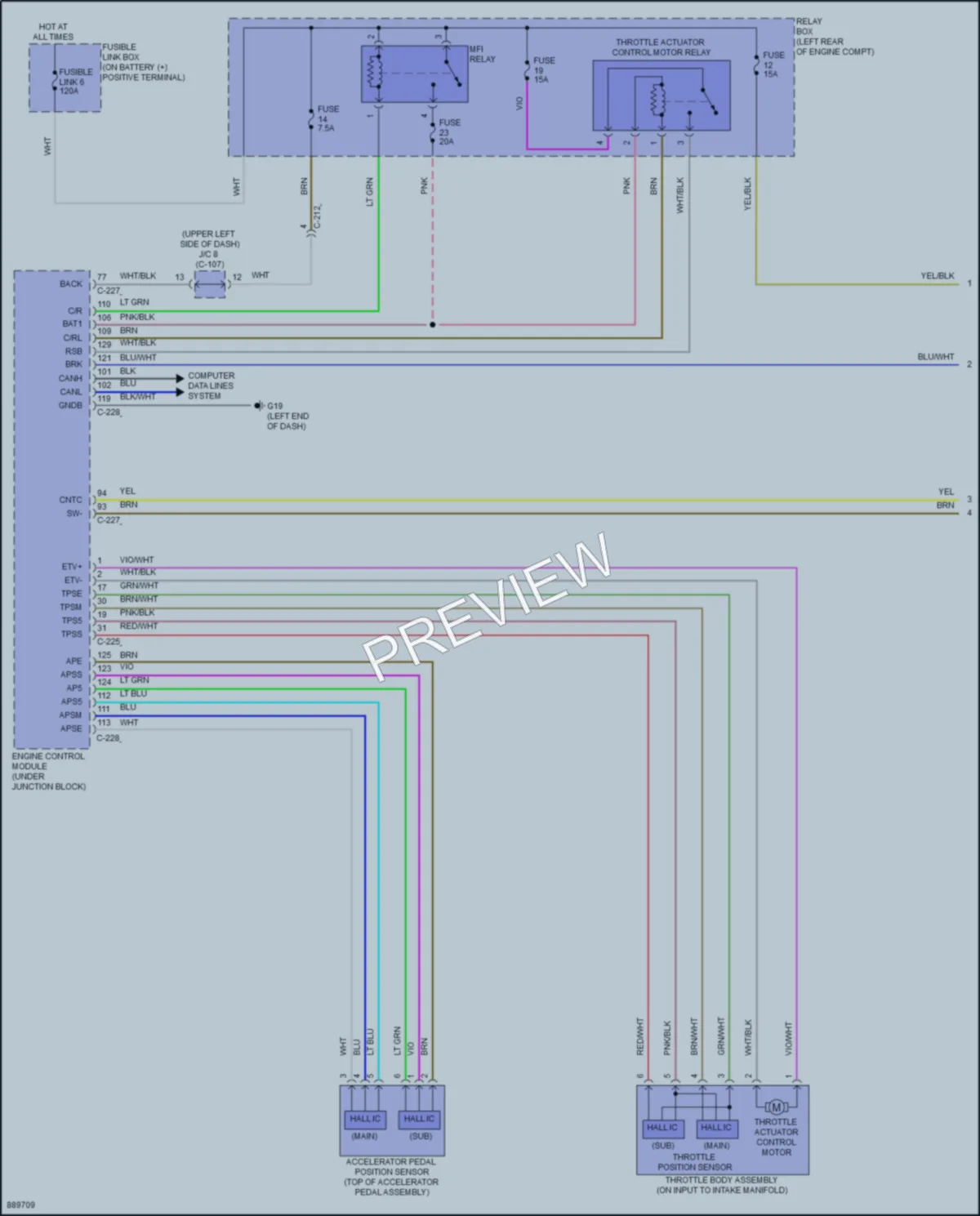 2024 Mitsubishi Mirage Cruise Control wiring diagram preview