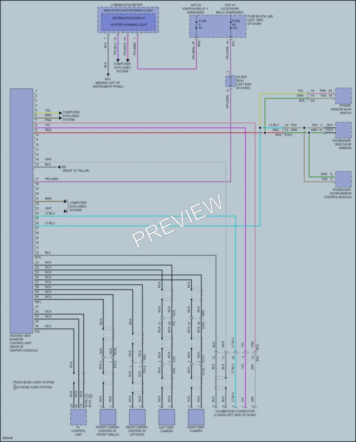 2024 Mitsubishi Outlander Navigation wiring diagram preview