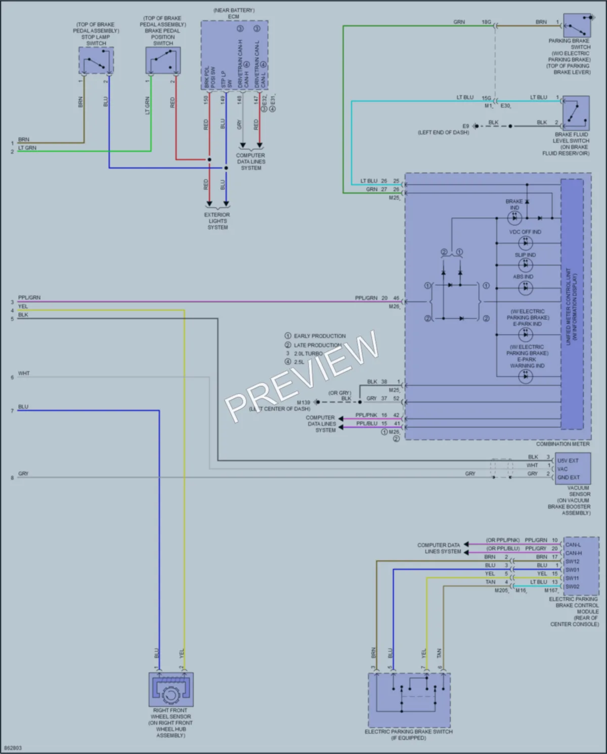 2024 Nissan Altima Anti Lock Brakes wiring diagram preview
