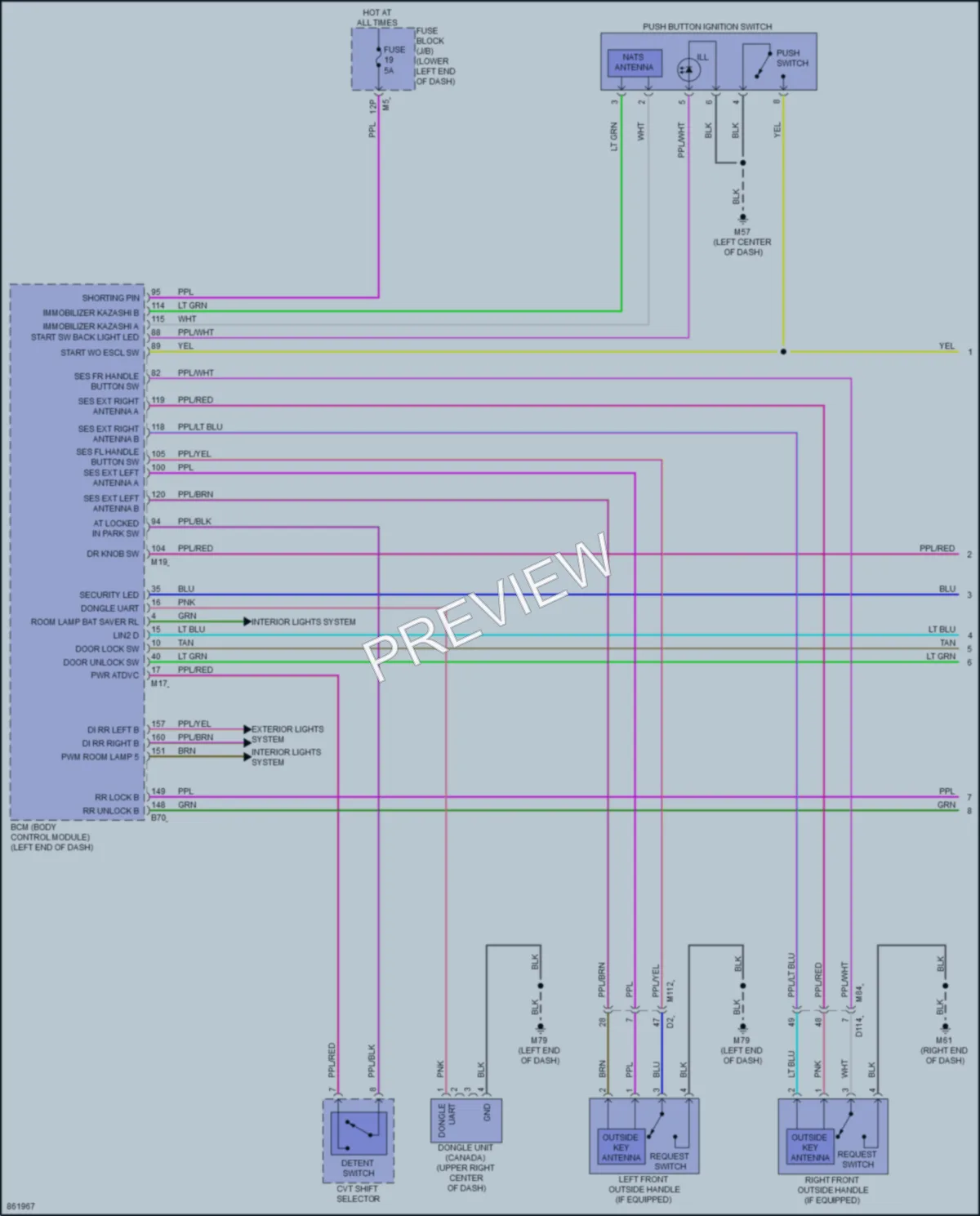 2024 Nissan Altima Anti Theft wiring diagram preview