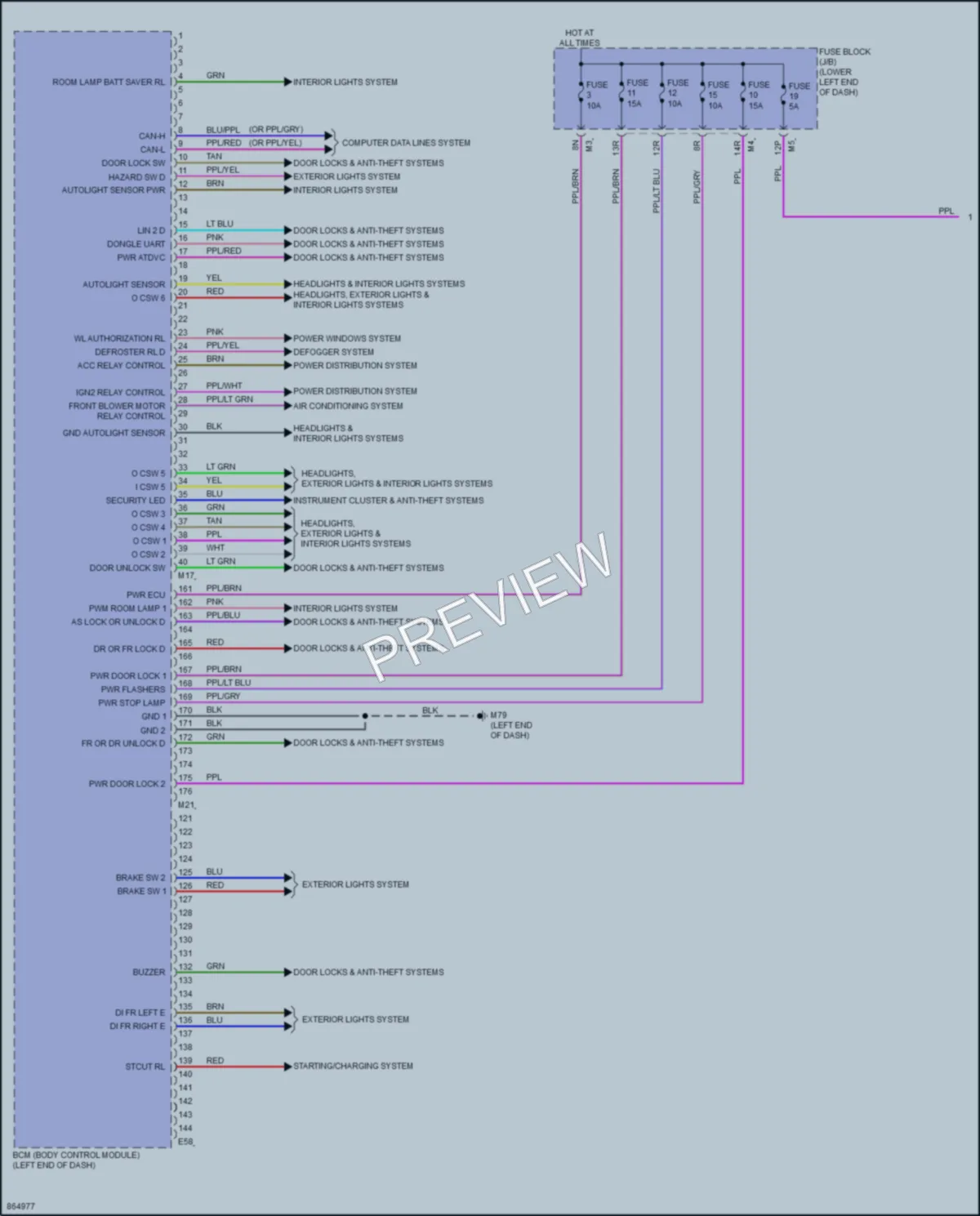 2024 Nissan Altima Body Control Modules wiring diagram preview