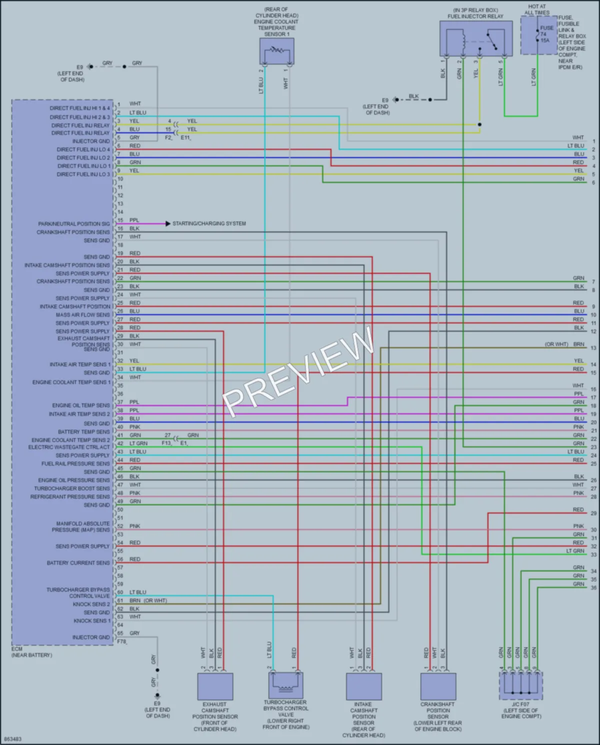 2024 Nissan Altima Engine Performance wiring diagram preview