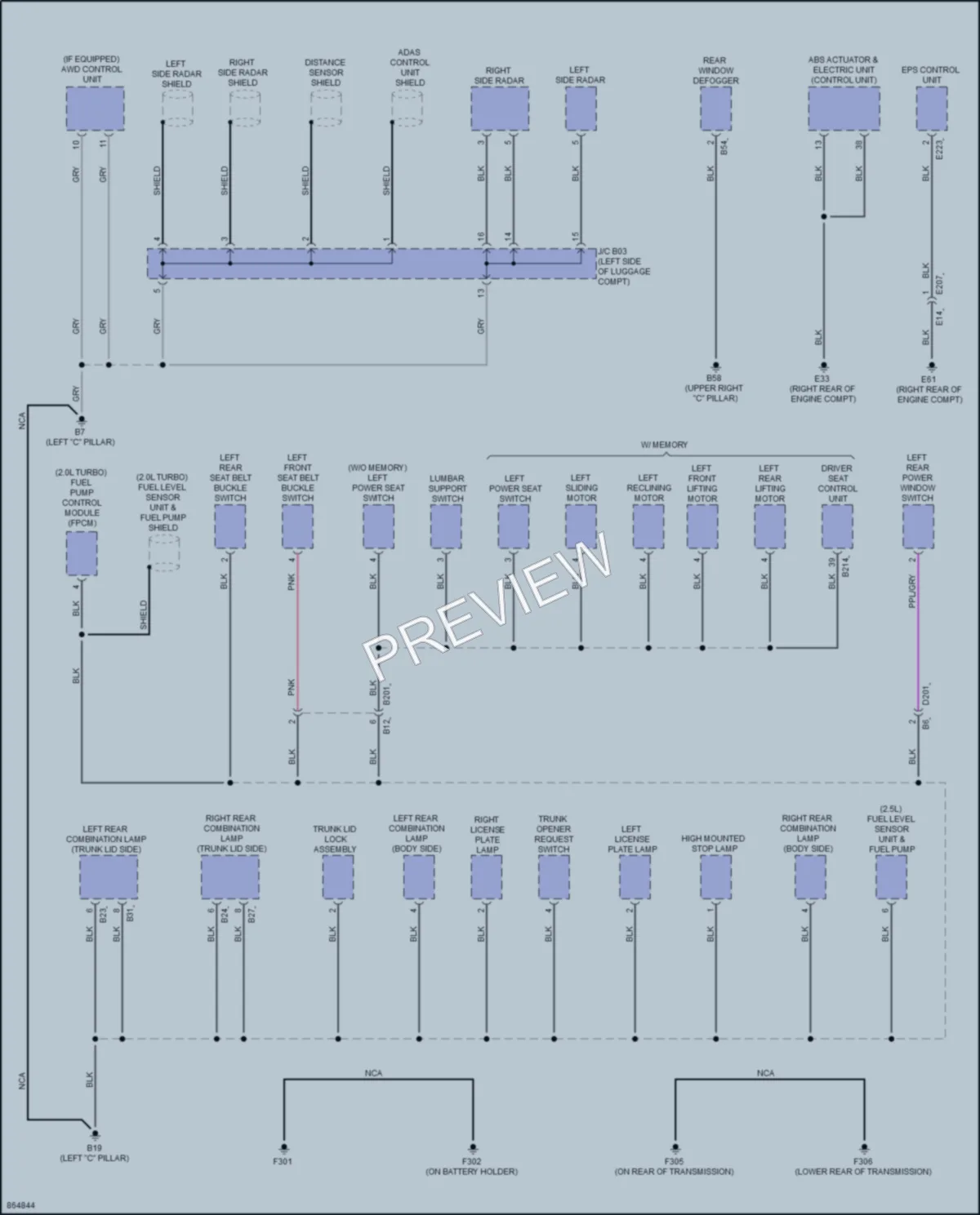 2024 Nissan Altima Ground Distribution wiring diagram preview