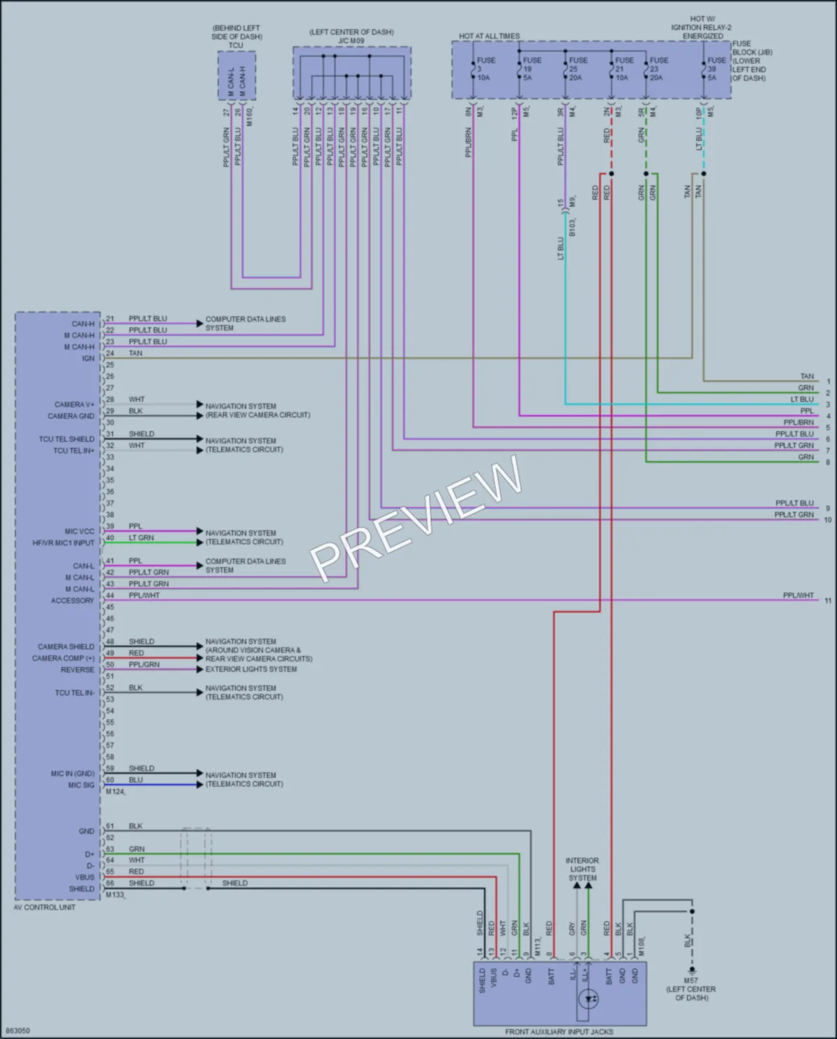 2024 Nissan Altima Radio wiring diagram preview