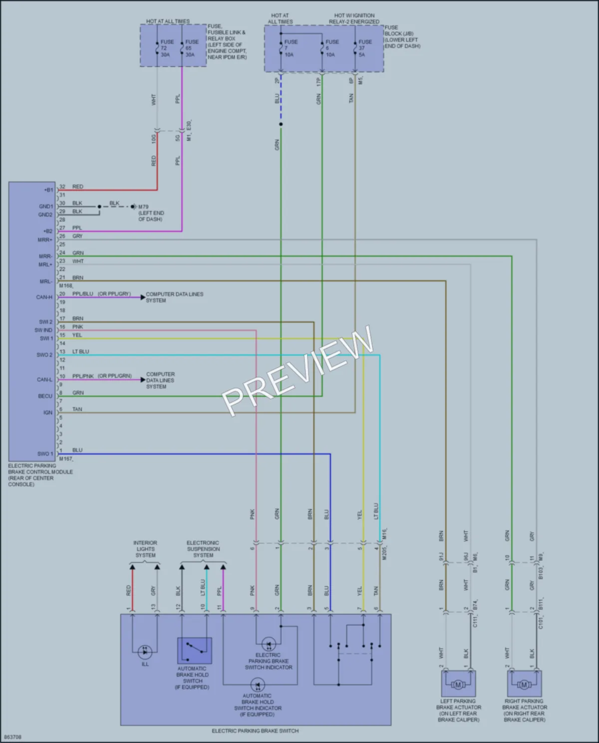 2024 Nissan Altima Shift Interlock wiring diagram preview