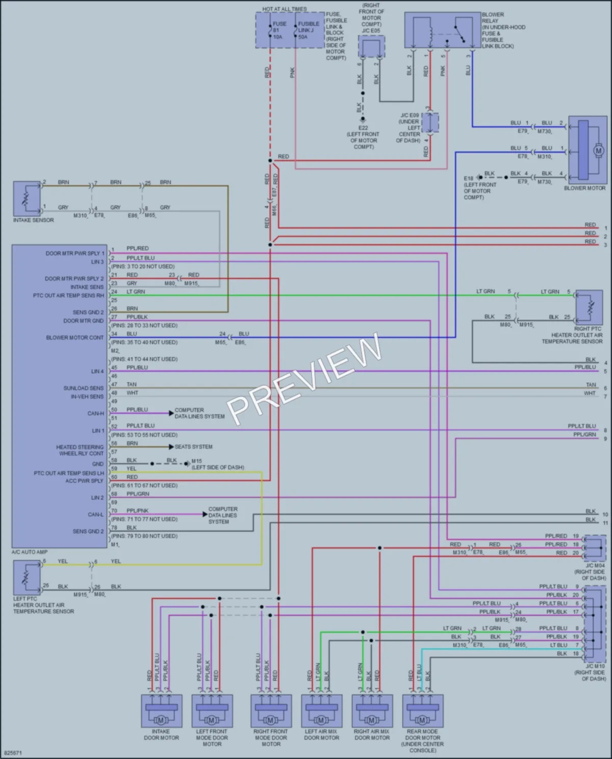2024 Nissan Ariya Air Conditioning wiring diagram preview