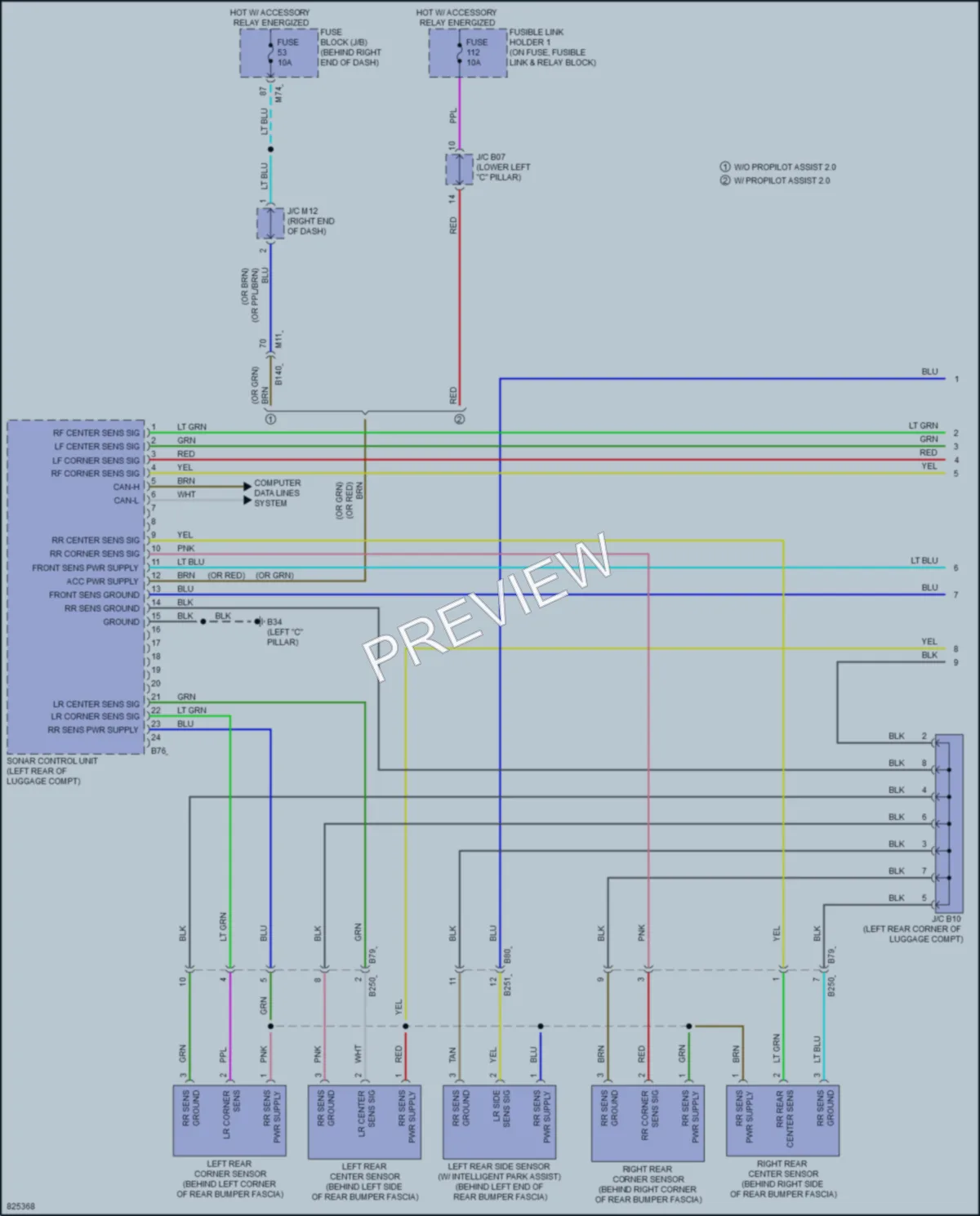 2024 Nissan Ariya Navigation wiring diagram preview