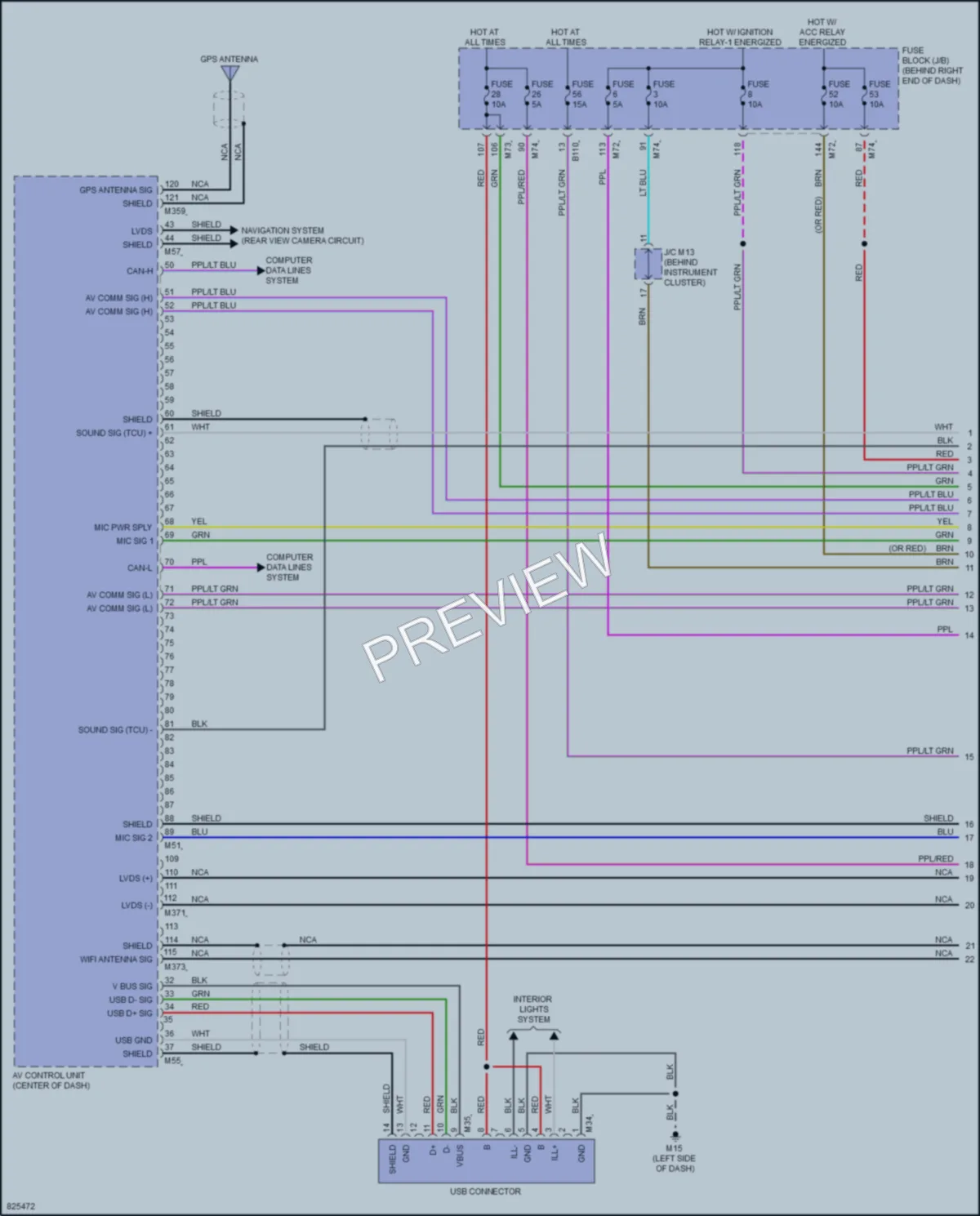 2024 Nissan Ariya Radio wiring diagram preview